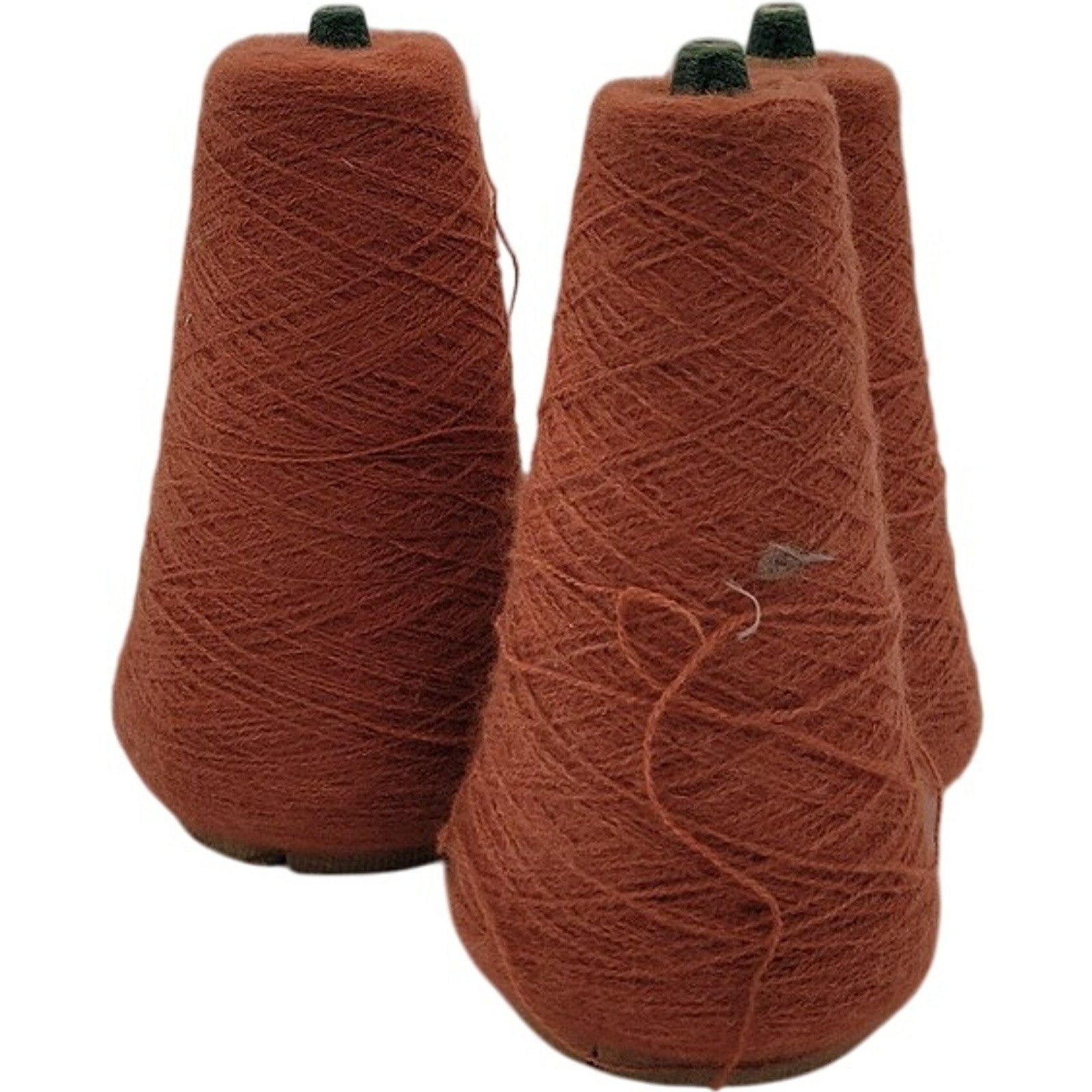 Vintage 1980s Templon 2/24 Yarn Cone DK Spice Heather S-77452 Lot of 3