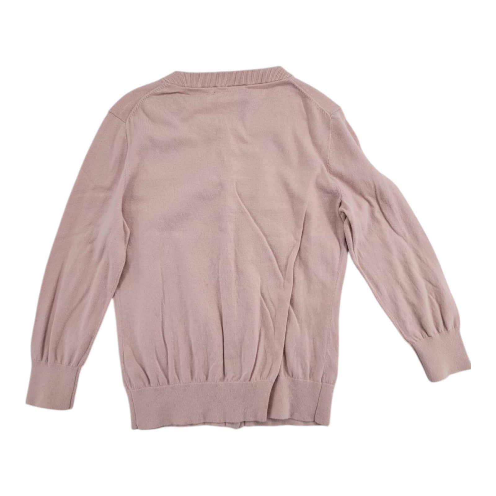 J.Crew Mercantile Women's Pink Knit Button Cardigan Sweater Long Sleeve M