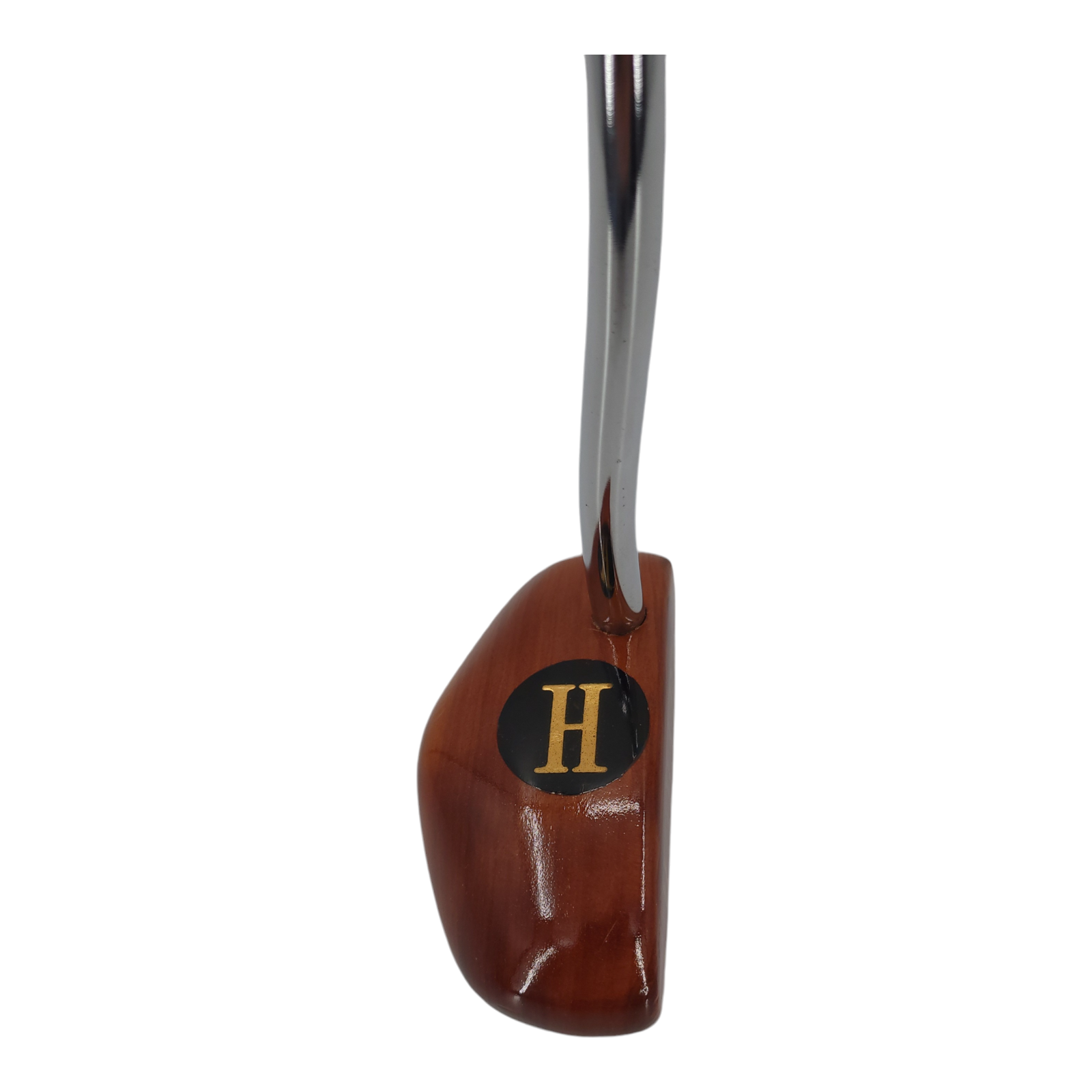 Worldwide Woods LLC Wooden Putter RH 35.5” Steel Shaft H Hobart on Putter Face