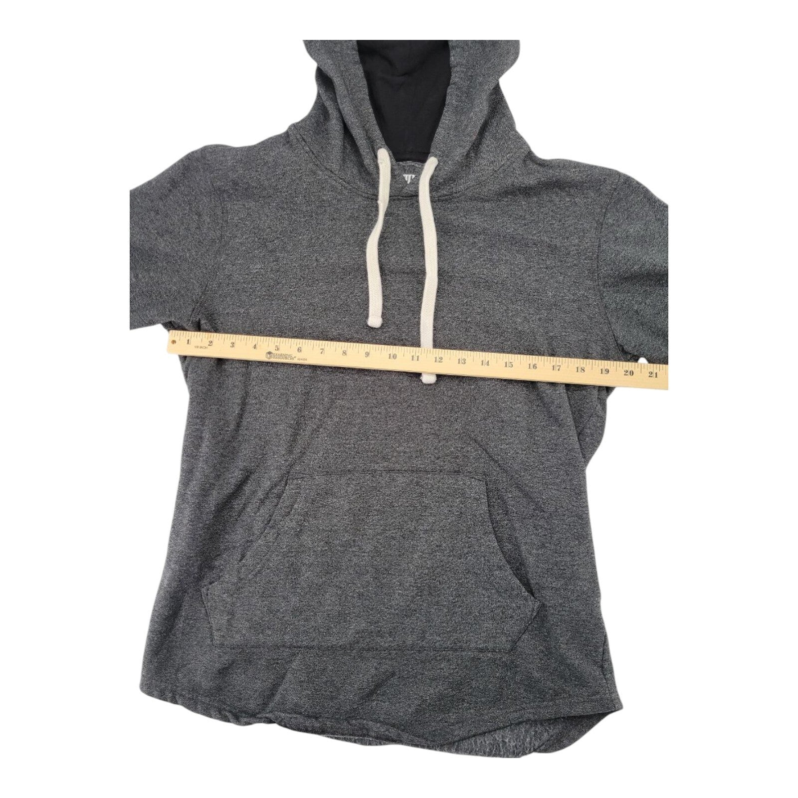 Libertador New York City Short Sleeve Hoodie Gray M Longer Length