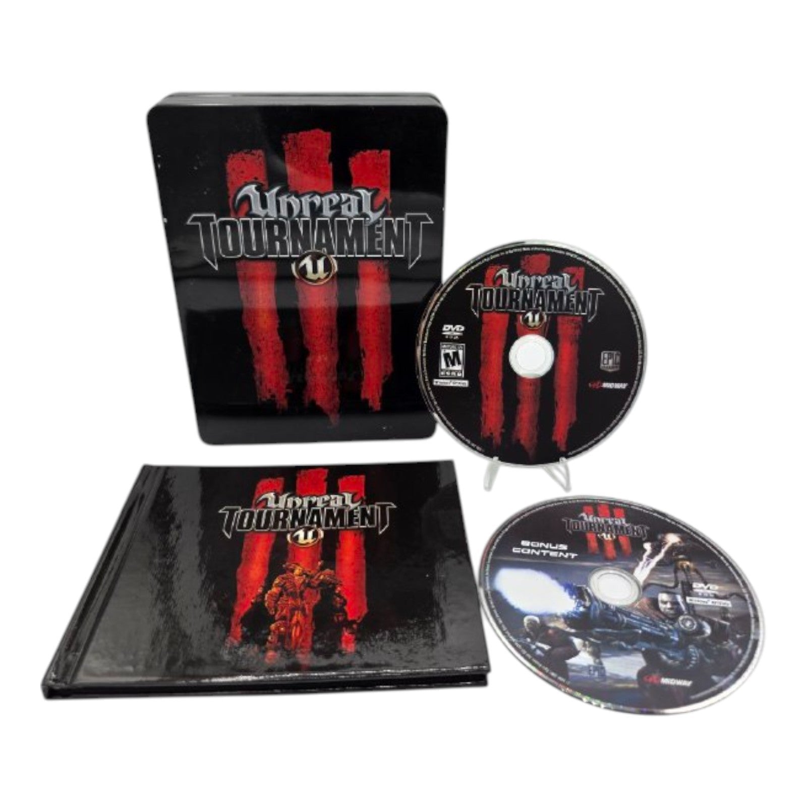 Unreal Tournament III Collectors Edition PC DVD 2 Disc Bonus Tin Case 2007