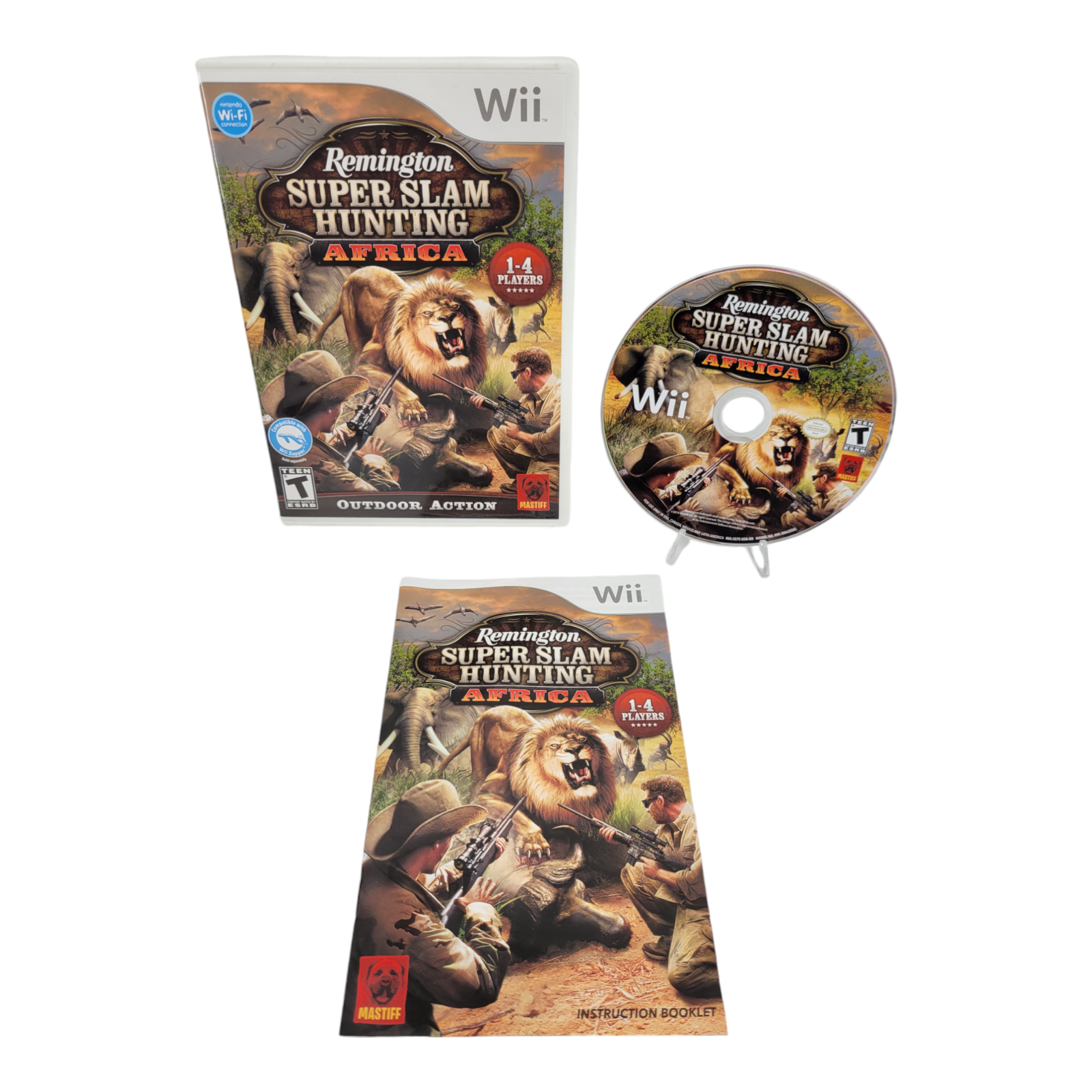 Nintendo Wii Remington Super Slam Hunting Africa 2010 Game