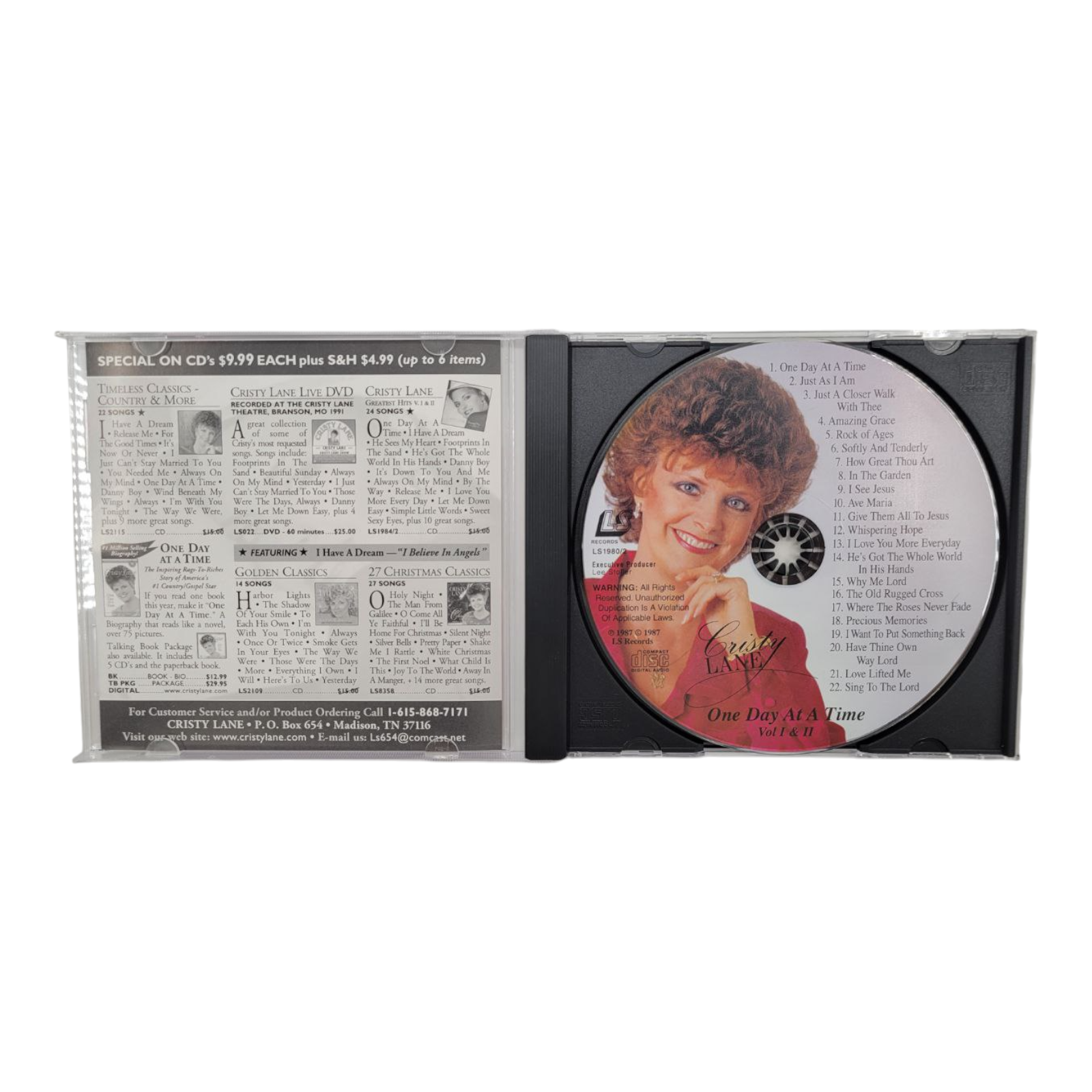 Amy Grant Greatest Inspirational Songs Cristy Lane One Day At A Time 2 CD Bundle