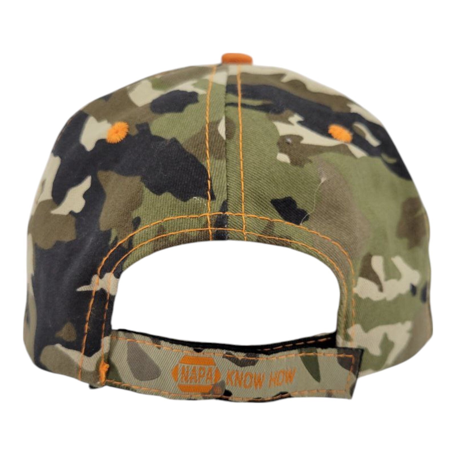 NAPA Outdoors Strapback Camouflage Hat One Size Adjustable Baseball Cap
