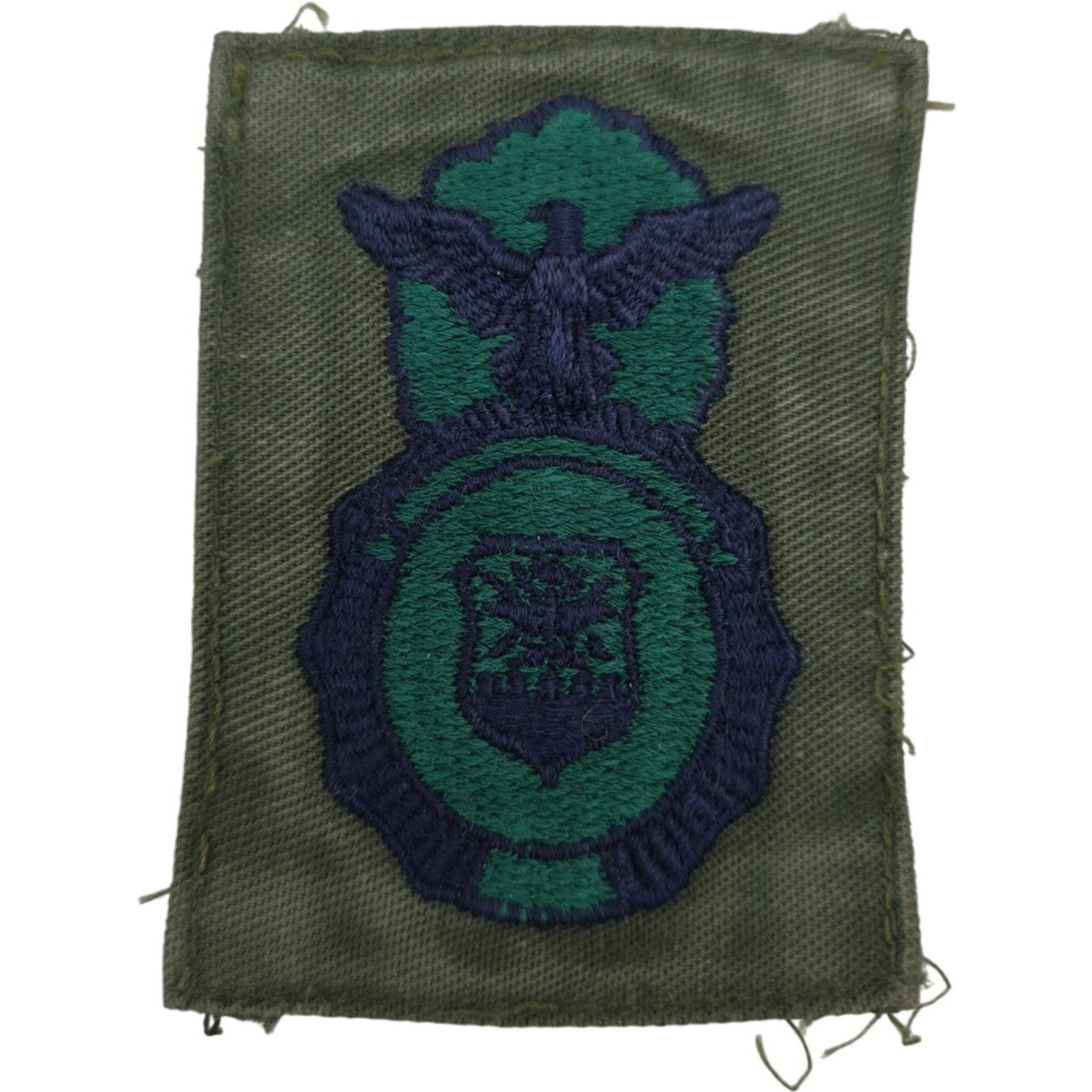 Vintage United States Air Force Security Police Subdued Uniform Patch Circa 1980