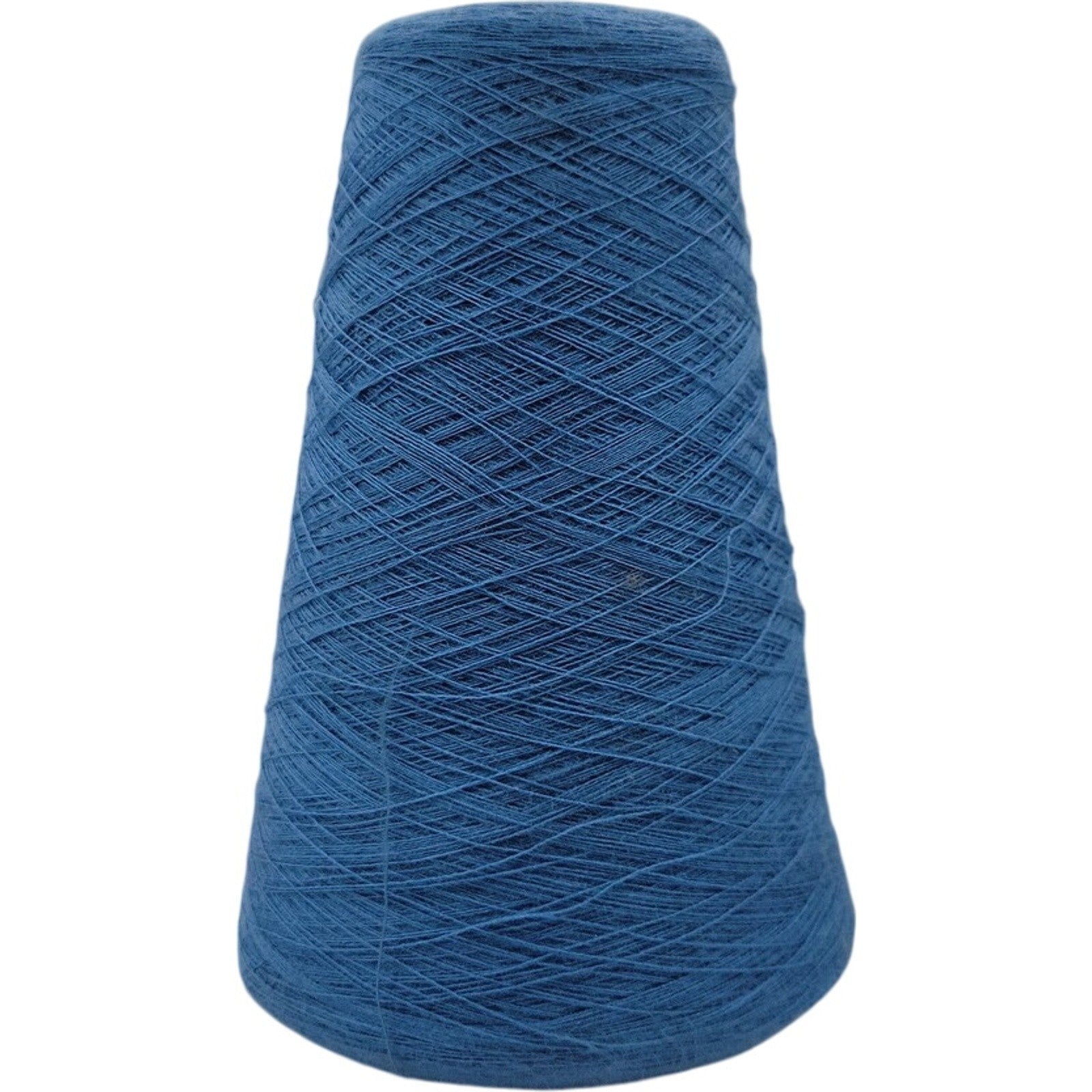 Vintage Phoenix Dye Works Med Navy Blue 1/24 Acrylic Chempun Weaving Yarn Cone