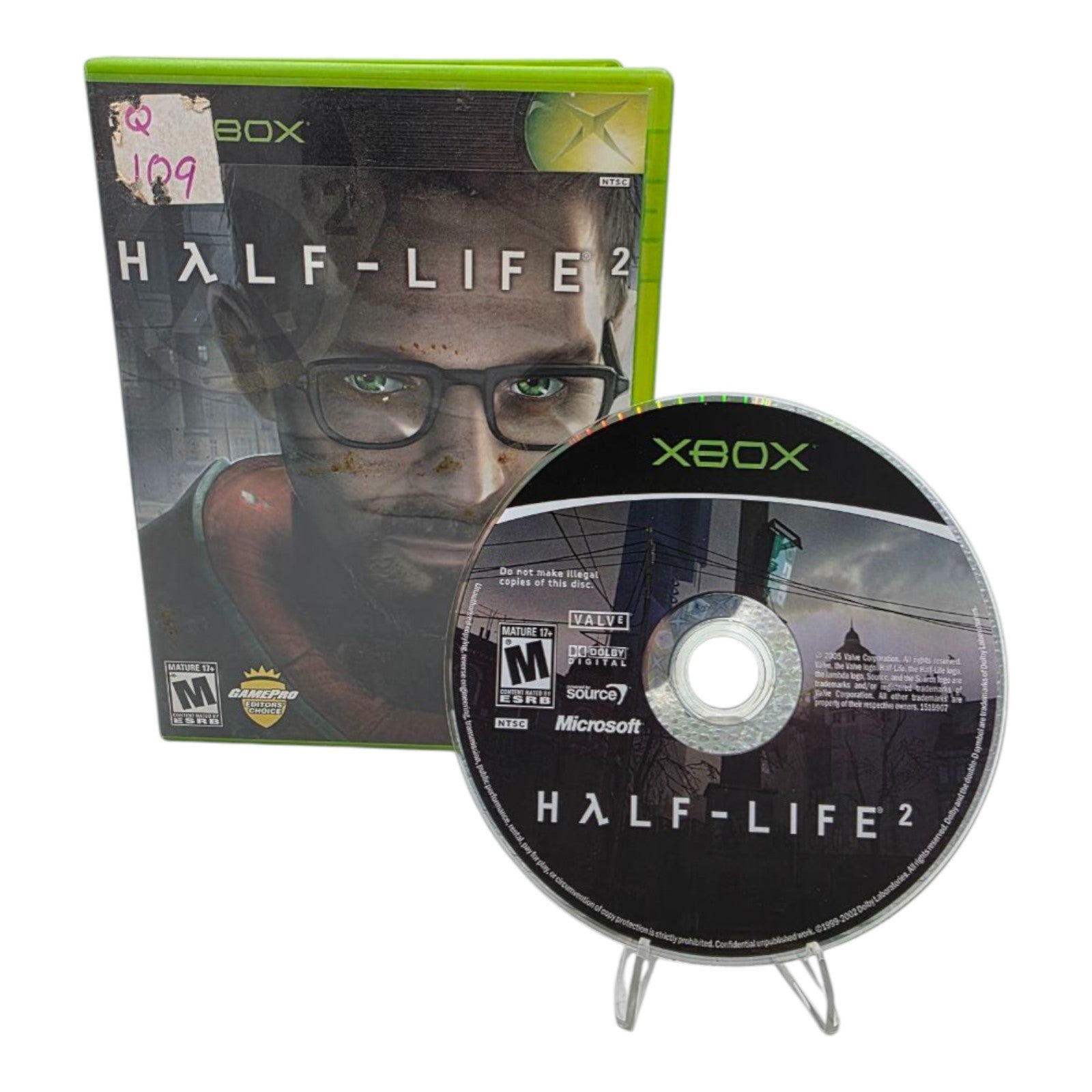 Half-Life 2 Microsoft Xbox 2005 Shooter Video Game Tested No Manual