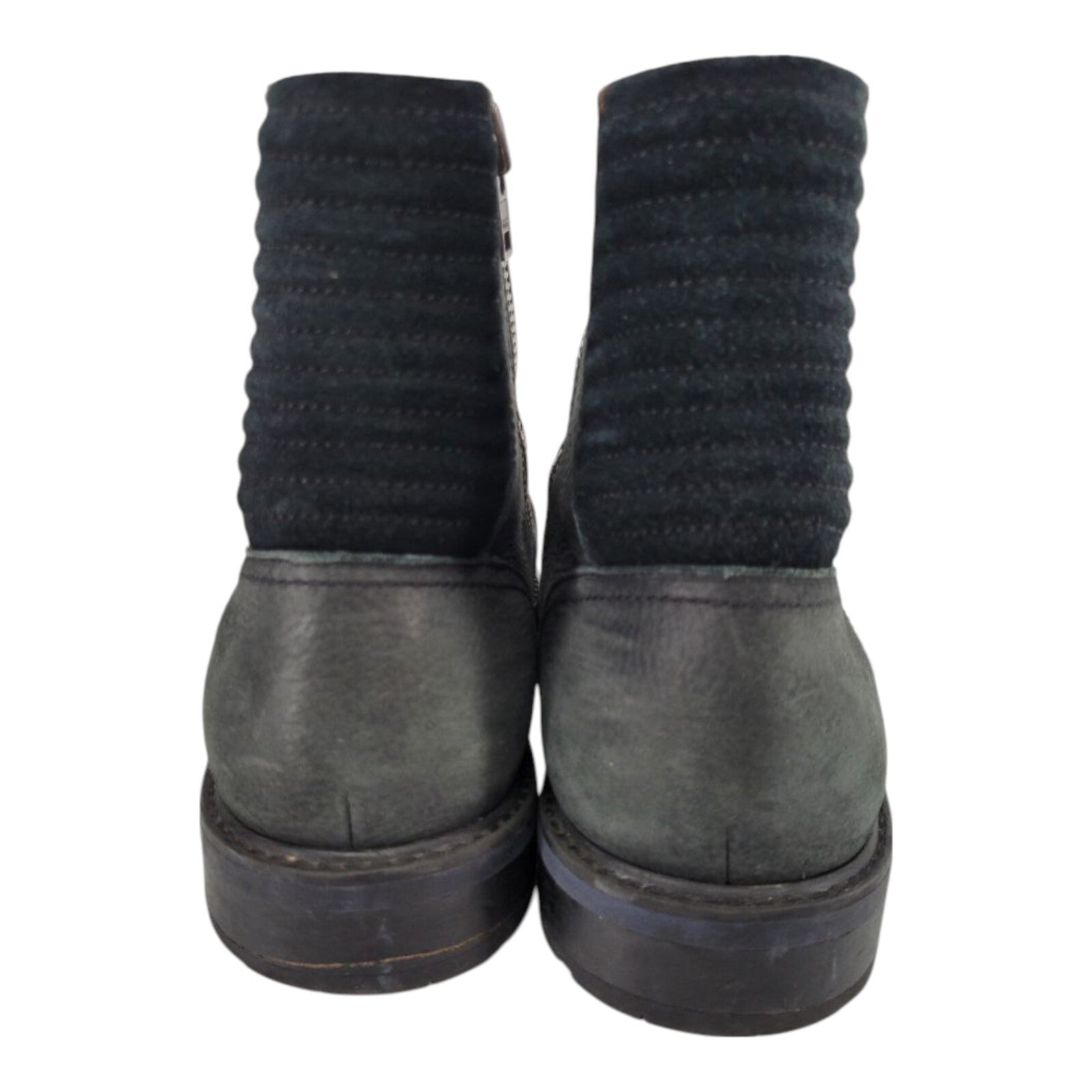Aldo Cadoelia 97 Black Leather Ankle Boots Zipper Closure Mens Size 11