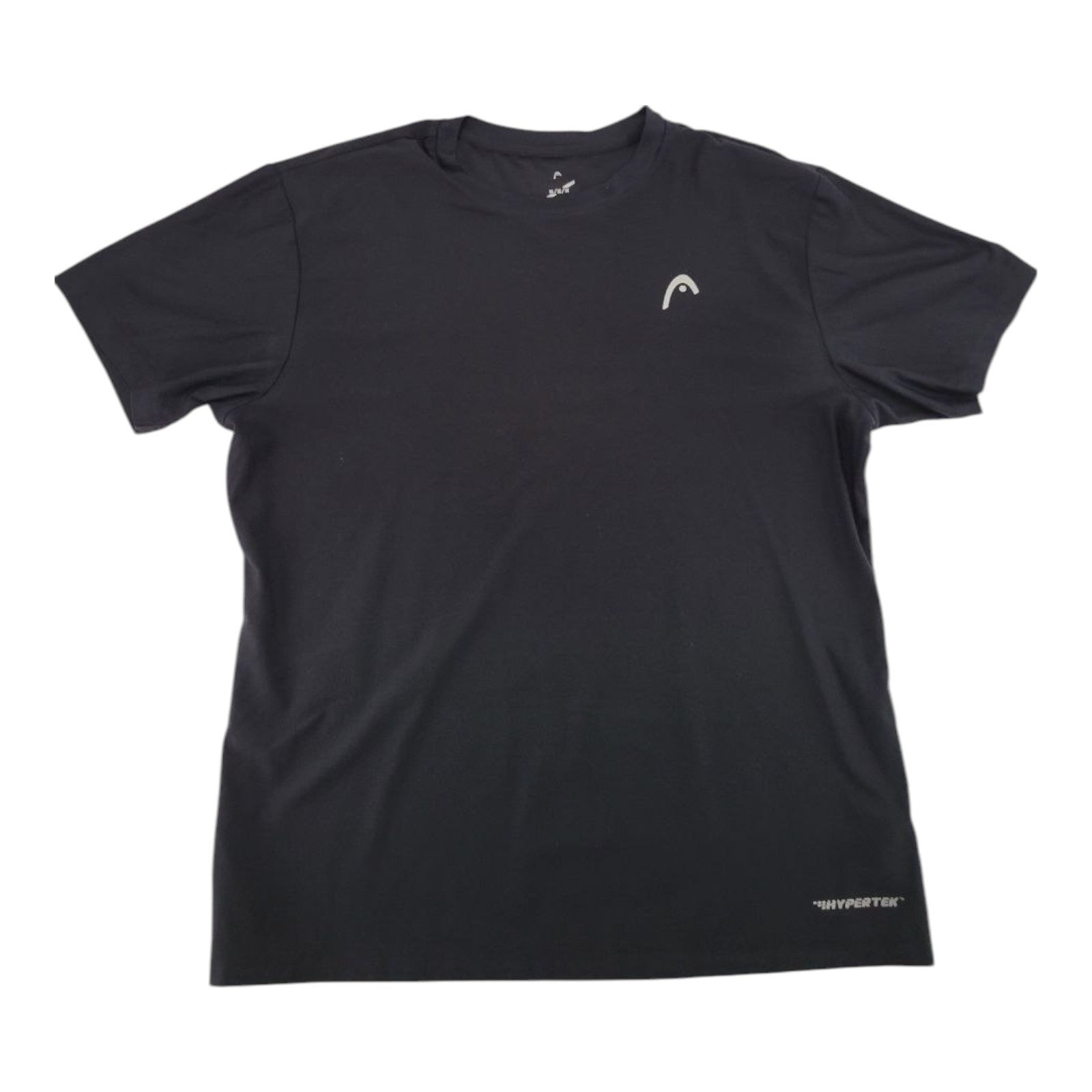 HEAD Hypertek Men's Black Athletic T-Shirt M Stretch Performance Gym Tee