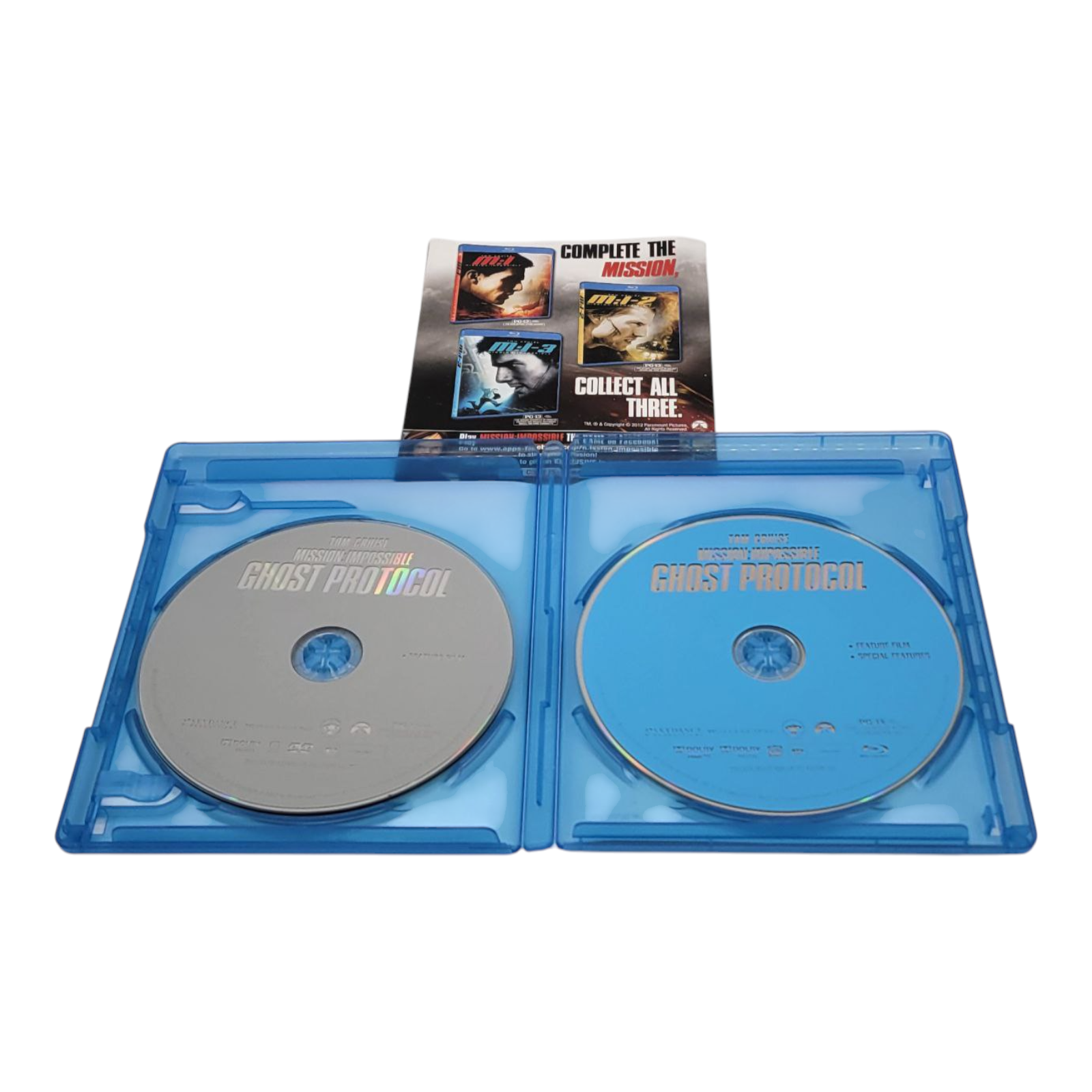 Jurassic World Fortitude Ghost Protocol Pelham 123 Blu-ray Movie Bundle Lot of 4
