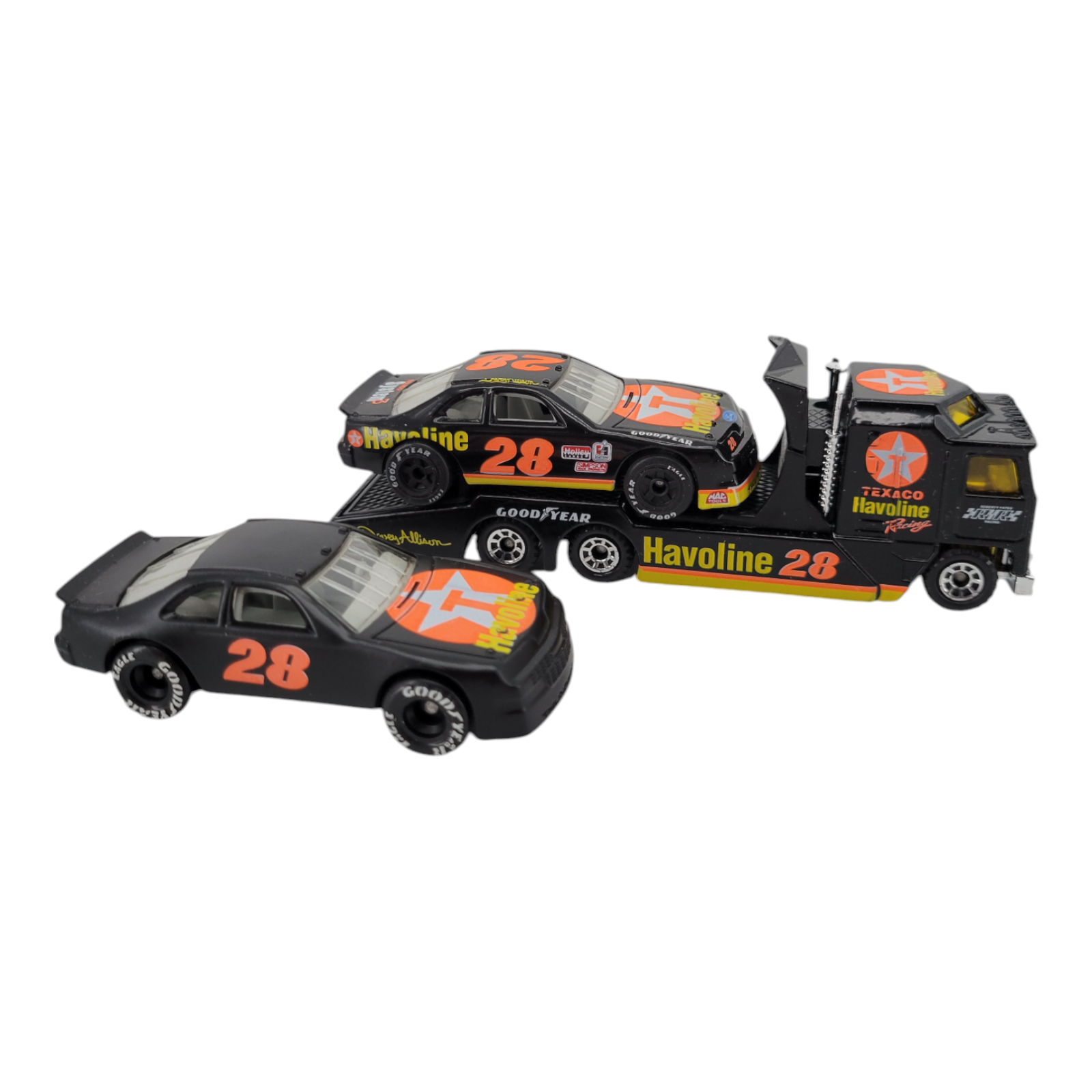 Matchbox 1993 Super Star Team Texaco Havoline #28 NASCAR Diecast Convoy Set