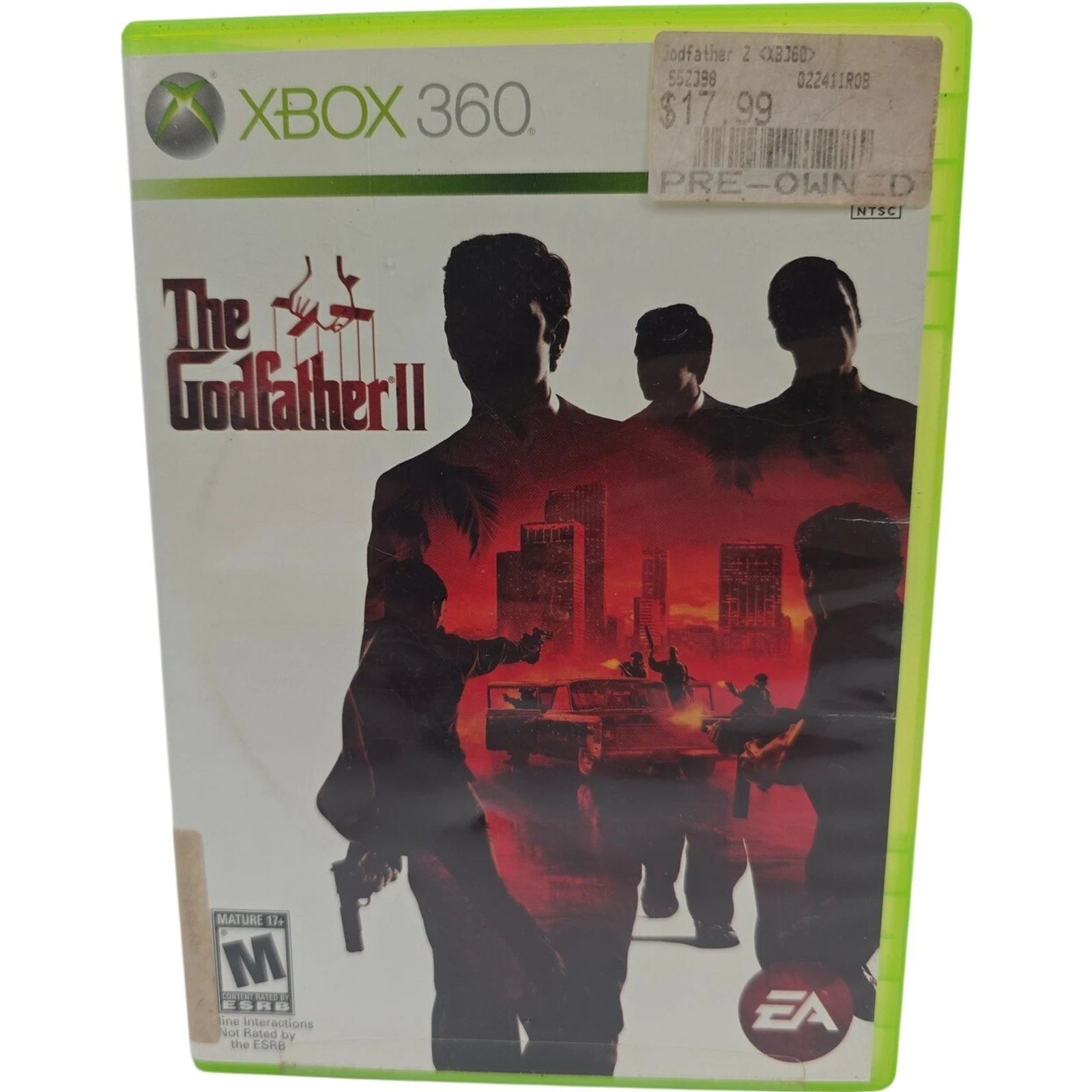 The Godfather II Microsoft Xbox 360 Game - No Manual