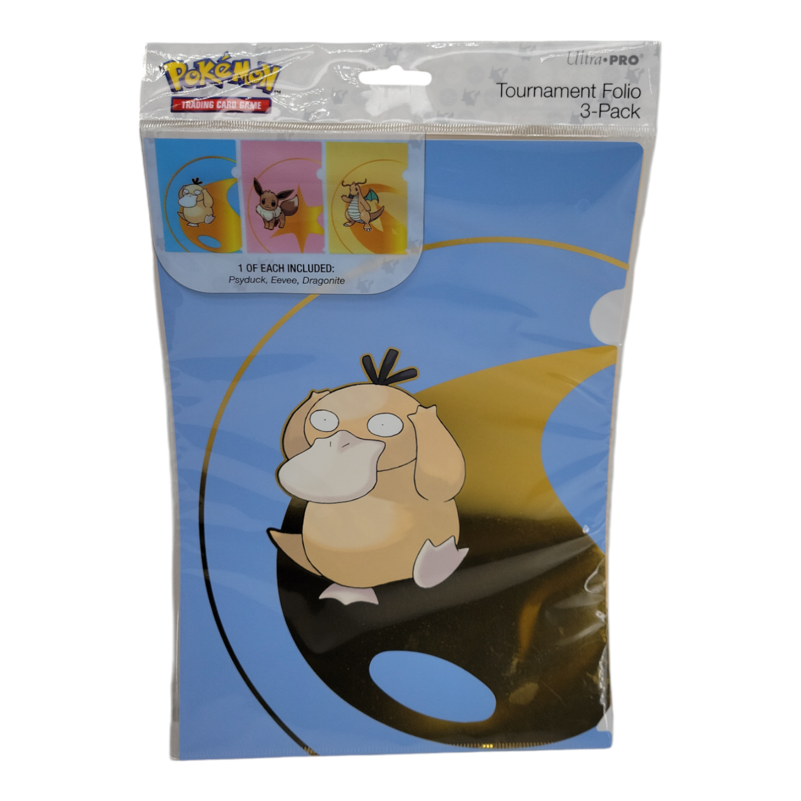 Ultra Pro Pokémon Tournament Folio Series 2 Psyduck Eevee Dragonite 3-Pack