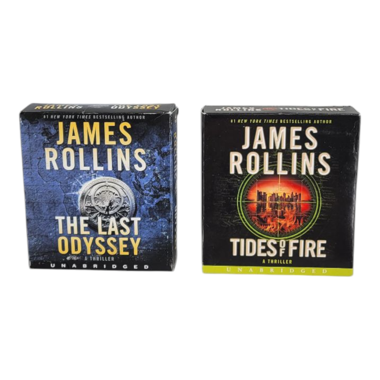 James Rollins Audiobook Bundle The Last Odyssey and Tides of Fire