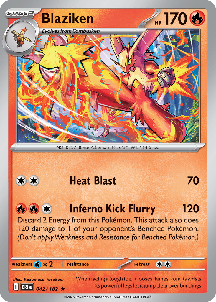 Blaziken 42/182 Destined Rivals