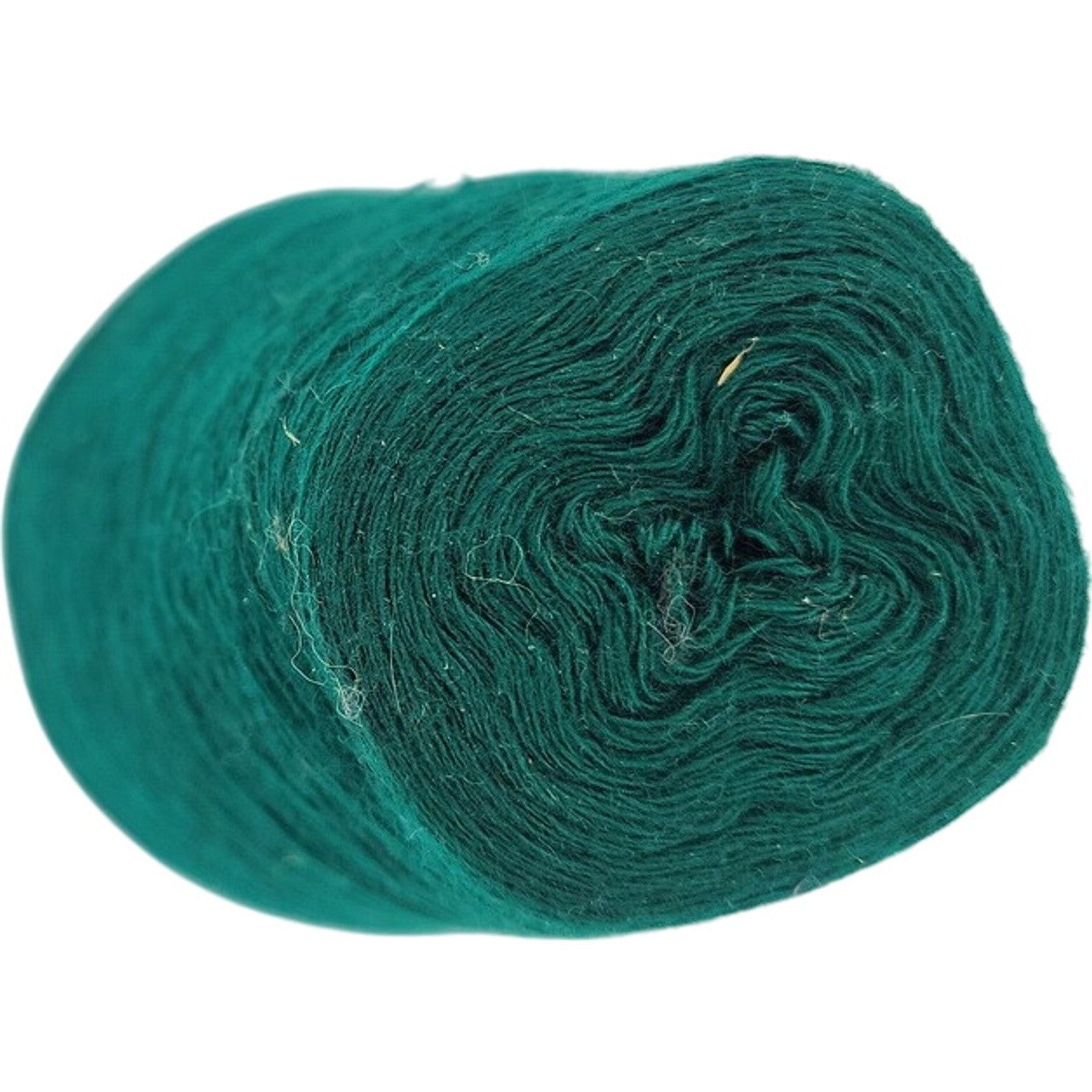 Vintage Phoenix Dye Works Pine Green Chemspun 1/24 Weaving knitting Cone Yarn