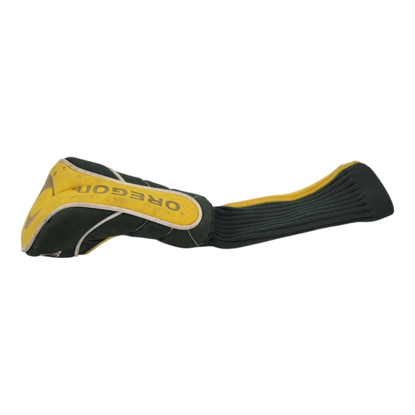 NCAA Oregon Ducks Driver Golf Club Headcover Sock Style Knit Green Yellow Cover