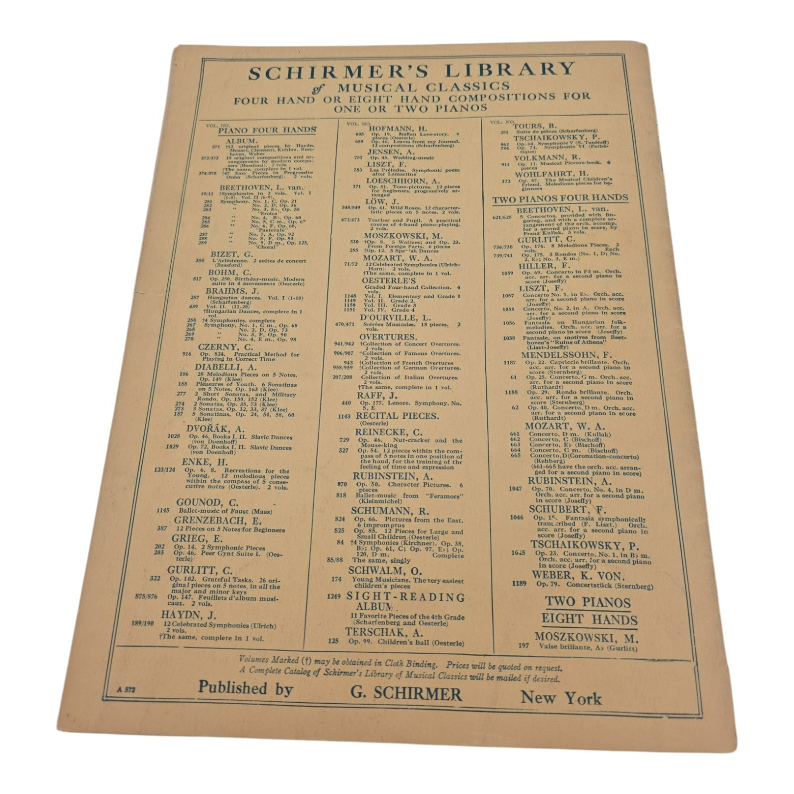 Schirmers Library Music Gurlitt Three Rondos Vol. 739