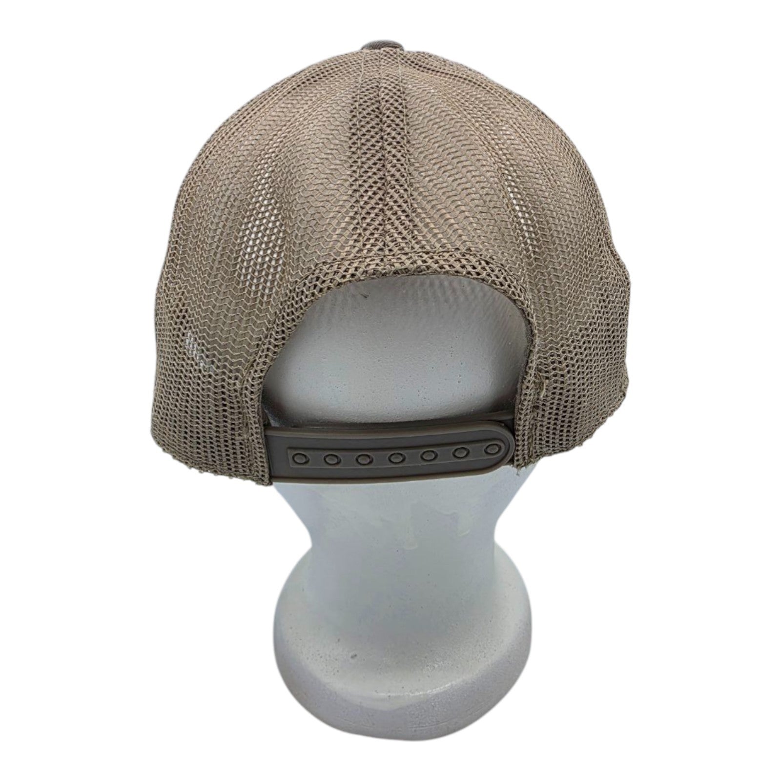 Mossy Oak Fishing Khaki Trucker Hat Mesh Back Snapback Cap One Size