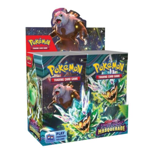 Pokemon TCG Scarlet and Violet 6 Twilight Masquerade Booster Box Factory Sealed