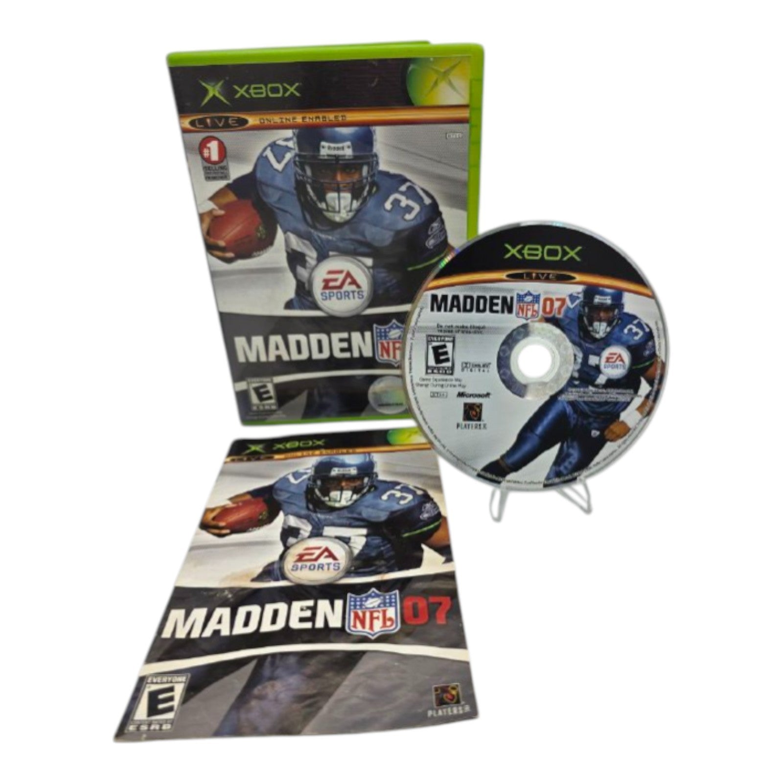 Madden NFL 07 Xbox Complete CIB Manual & Disc Included