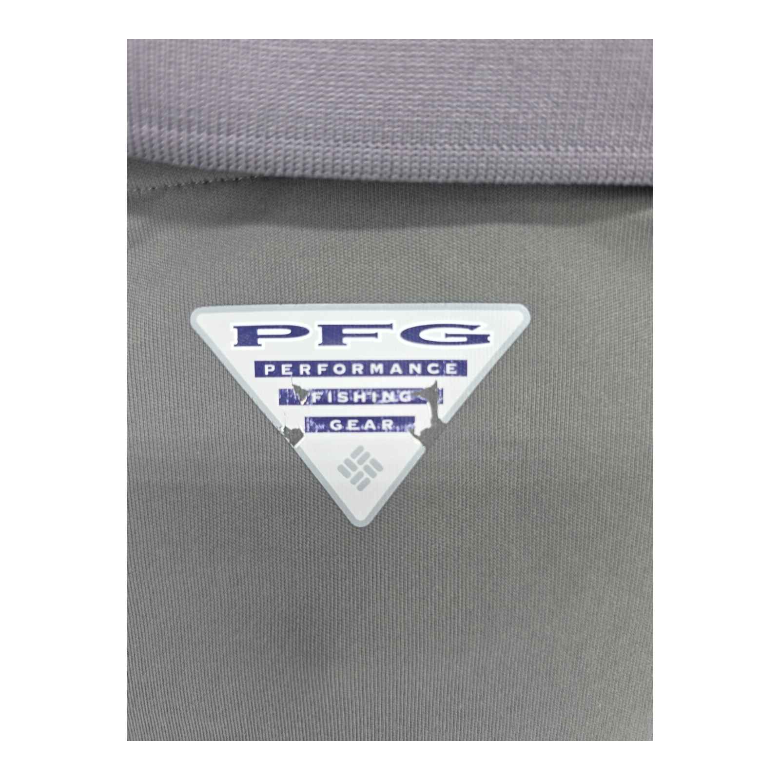 Columbia PFG Omni Freeze Zero Polo Shirt Gray White Short Sleeve XXL 2TG