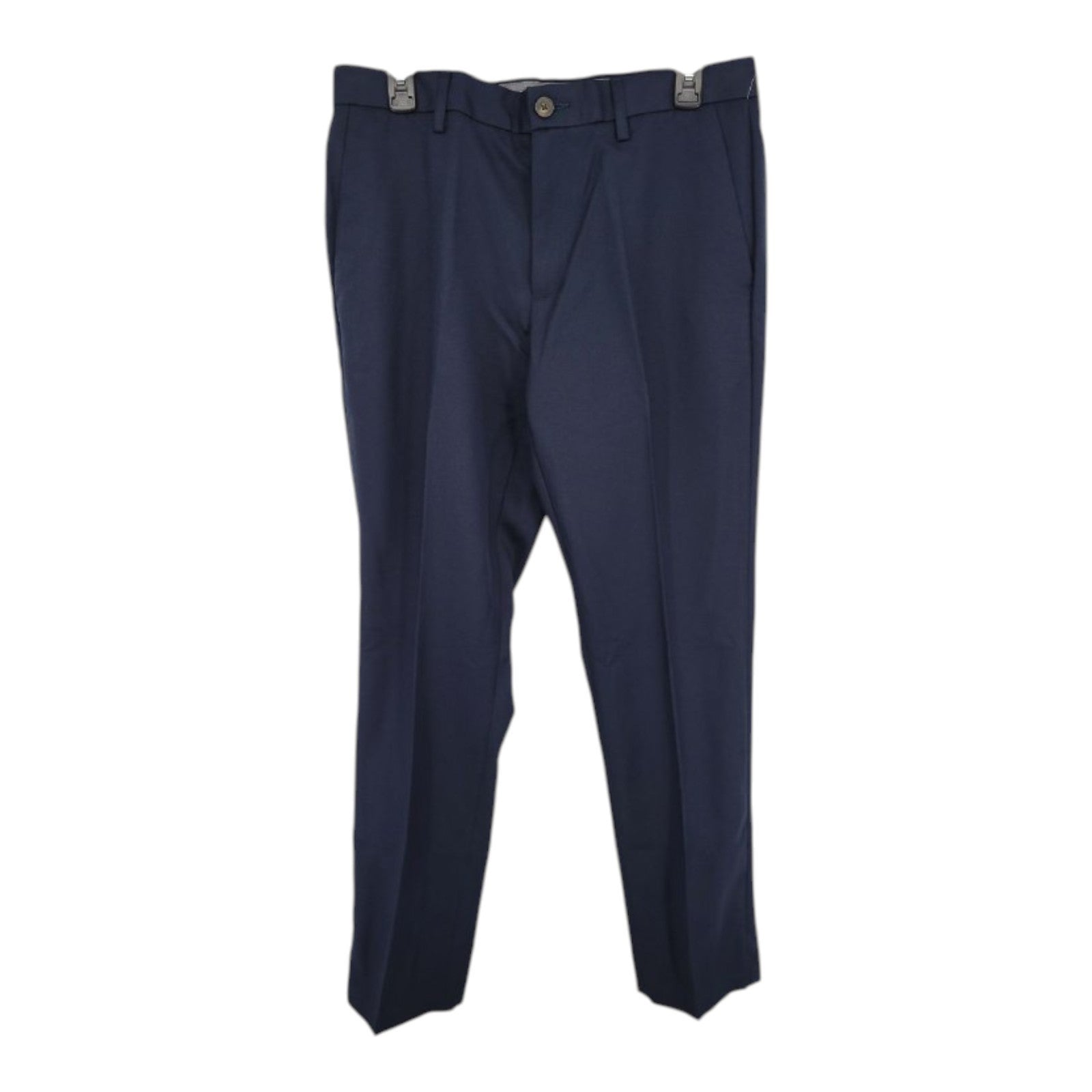 Amazon Essentials Men's Slim Fit Dress Pants 32x31 Navy Flat Front