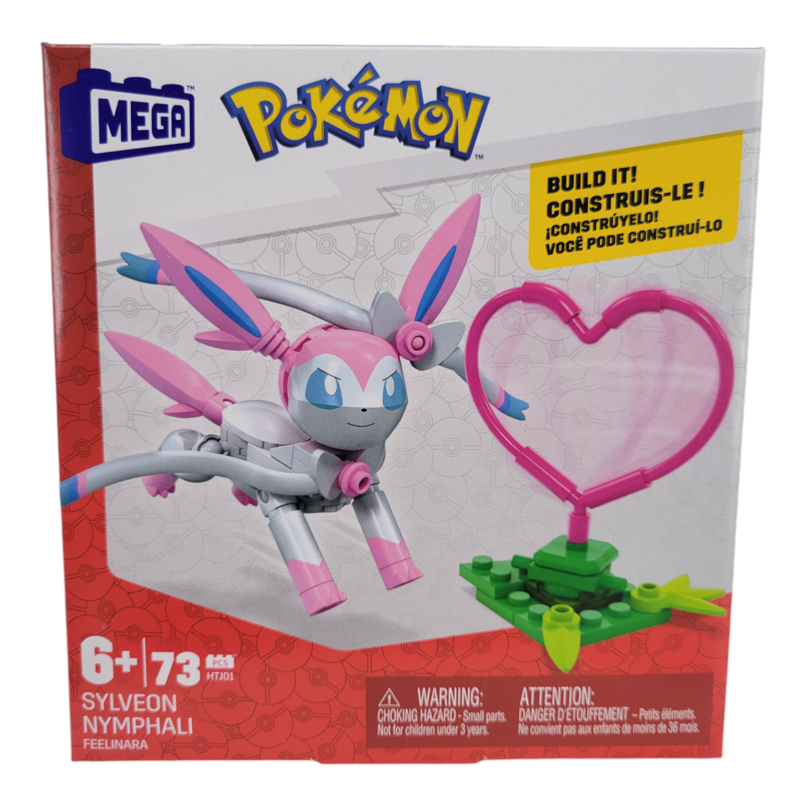 Mega Construx Pokémon Sylveon Building Toy Set 73 Pieces