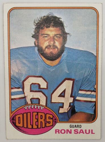 1976 Topps Chewing Gum Football Cards Houston Oilers