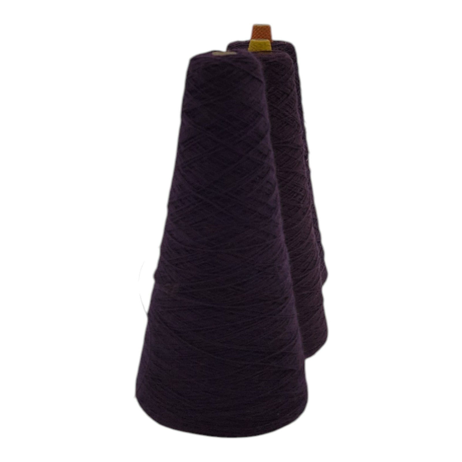 Vintage Pisgah Elderberry Yarn Cone 2/24 Lot of 3