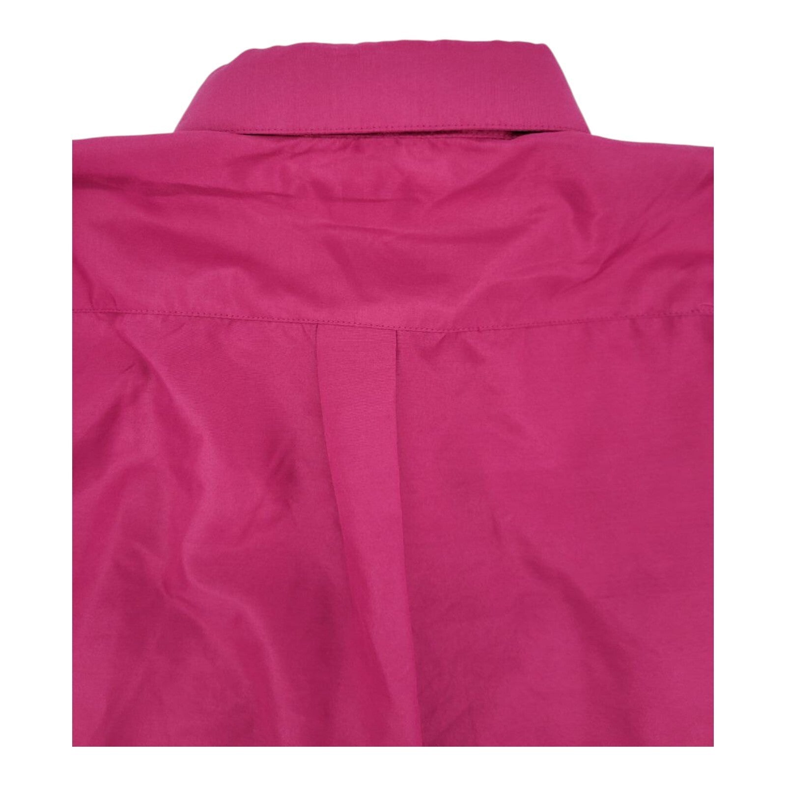 Vittorino Signature Collection Mens Fuchsia Button Up Long Sleeve Shirt Size L