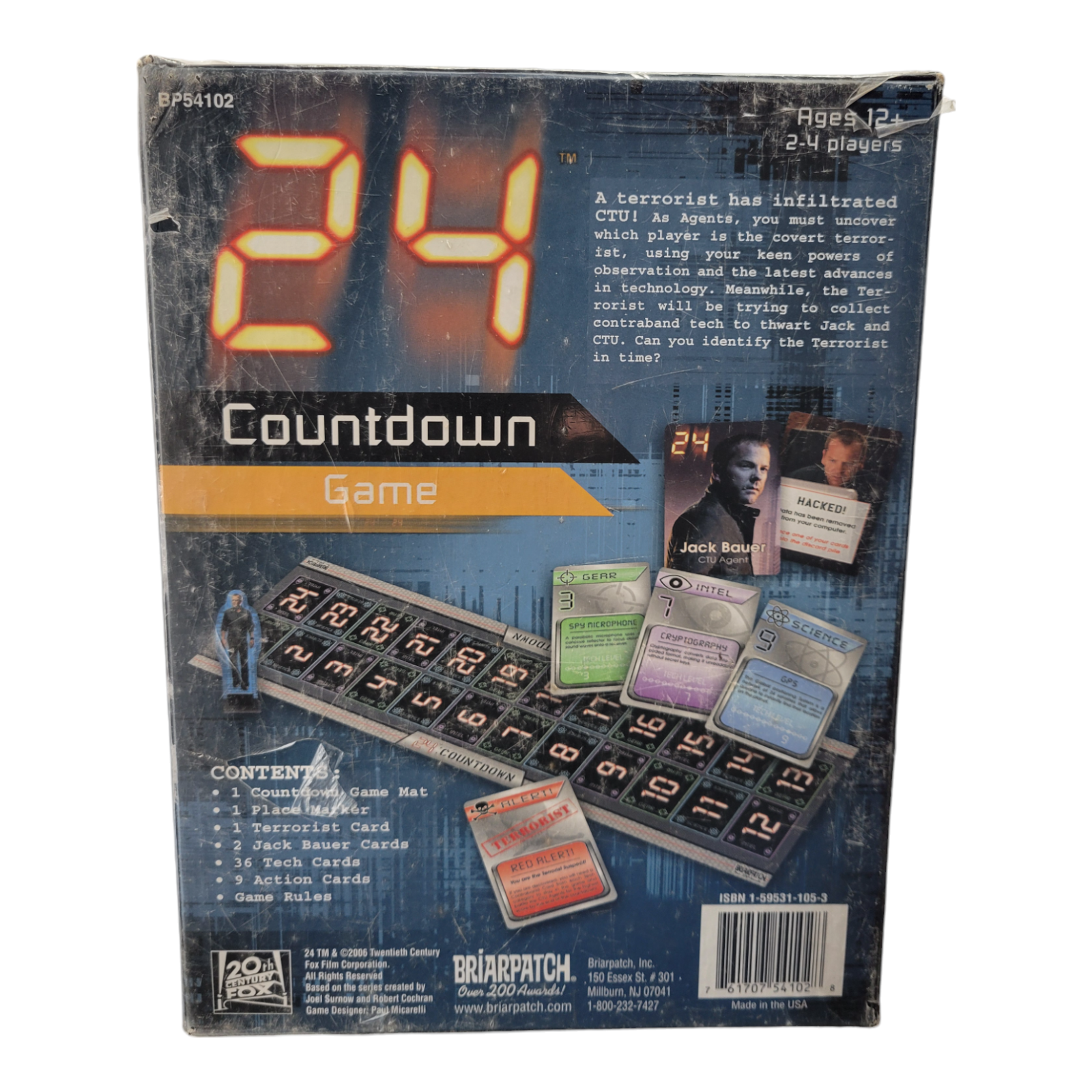 24 Countdown Mystery Board Game TV Briarpatch