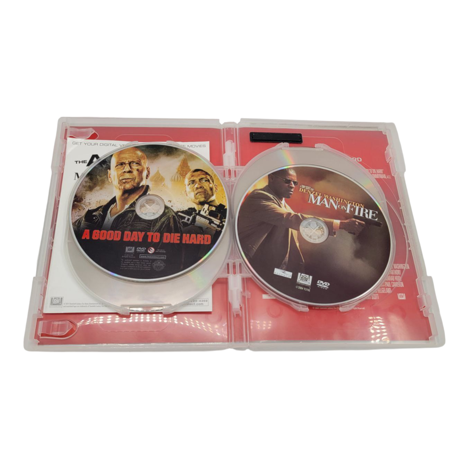 6 DVD and Blu Ray Action Movie Bundle