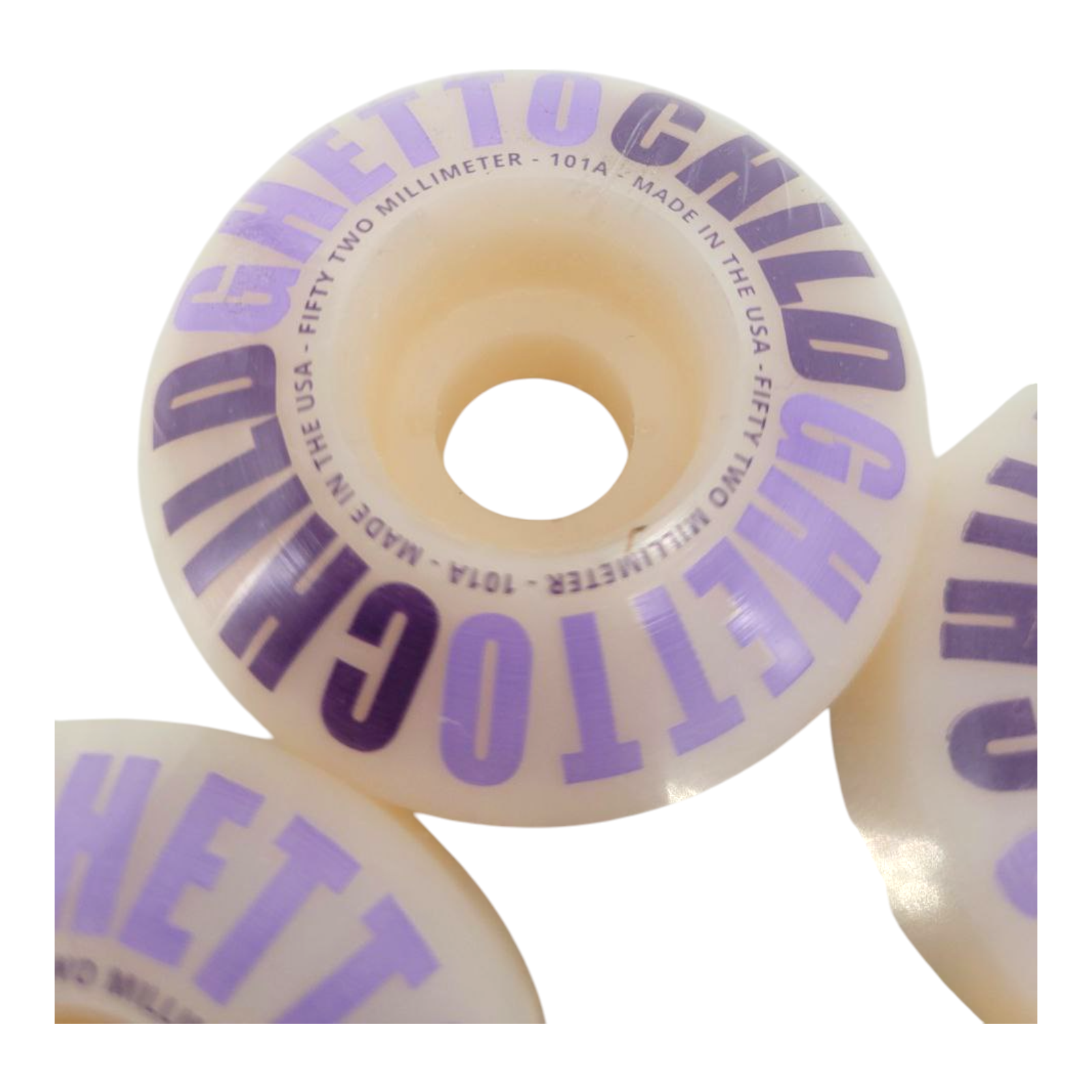 Ghetto Child Team Classic Logo 52mm 101A Skateboard Wheels Set of 4