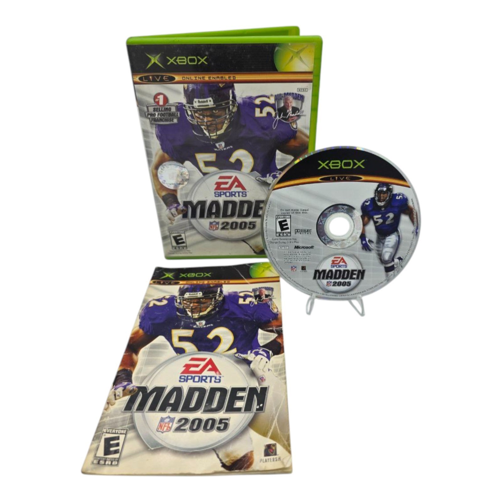 Xbox Madden NFL Complete with Manual Ray Lewis Cover 2005