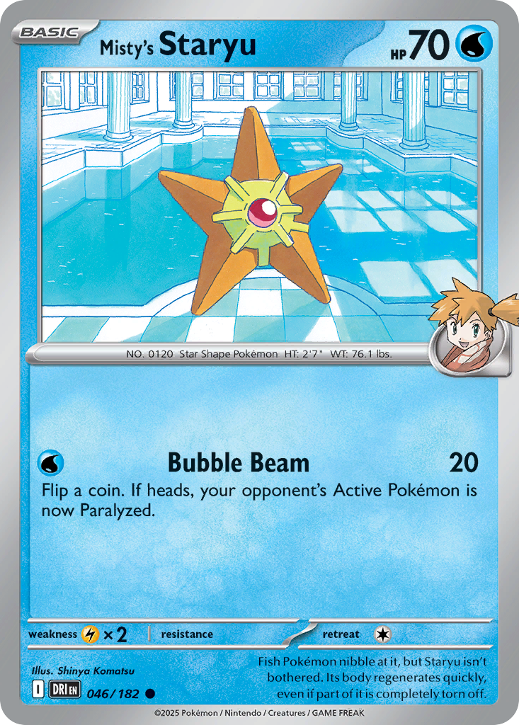 Misty's Staryu 46/182 Destined Rivals