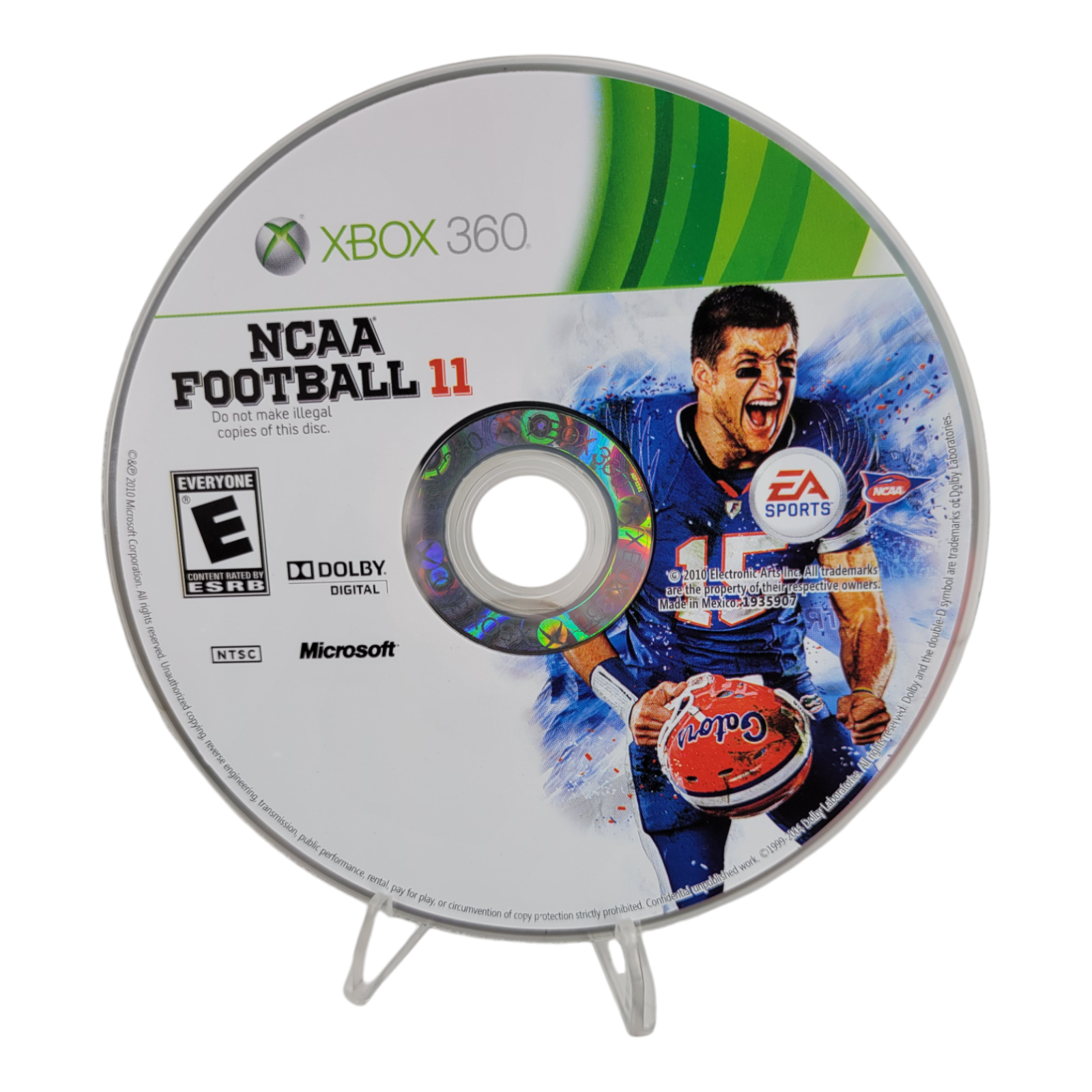 EA Sports NCAA Football 11 Microsoft Xbox 360 2010 Game