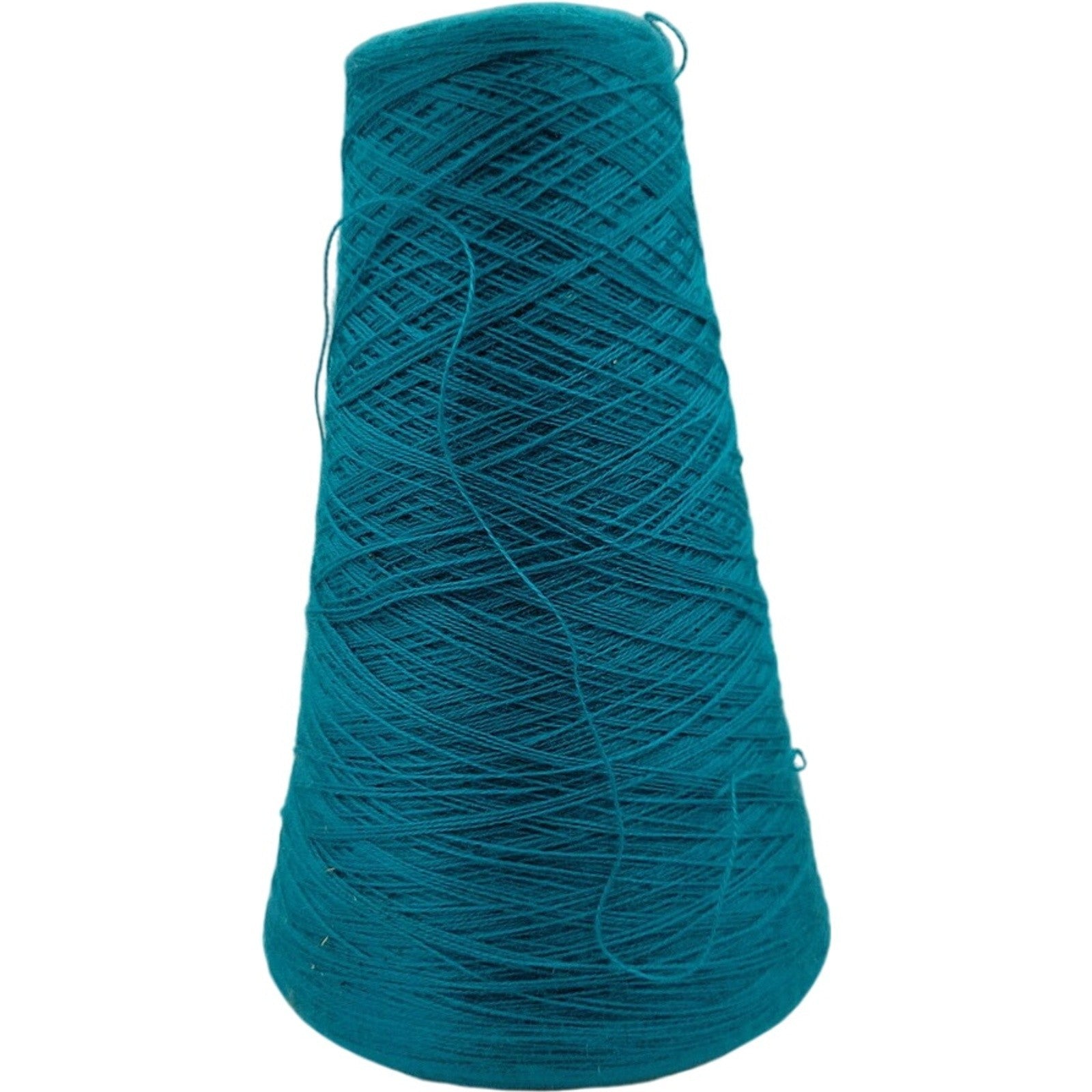 Vintage Pisgah Yarn 2/24 Jade Green Acrylic Weaving Knitting Cone Lot 9271