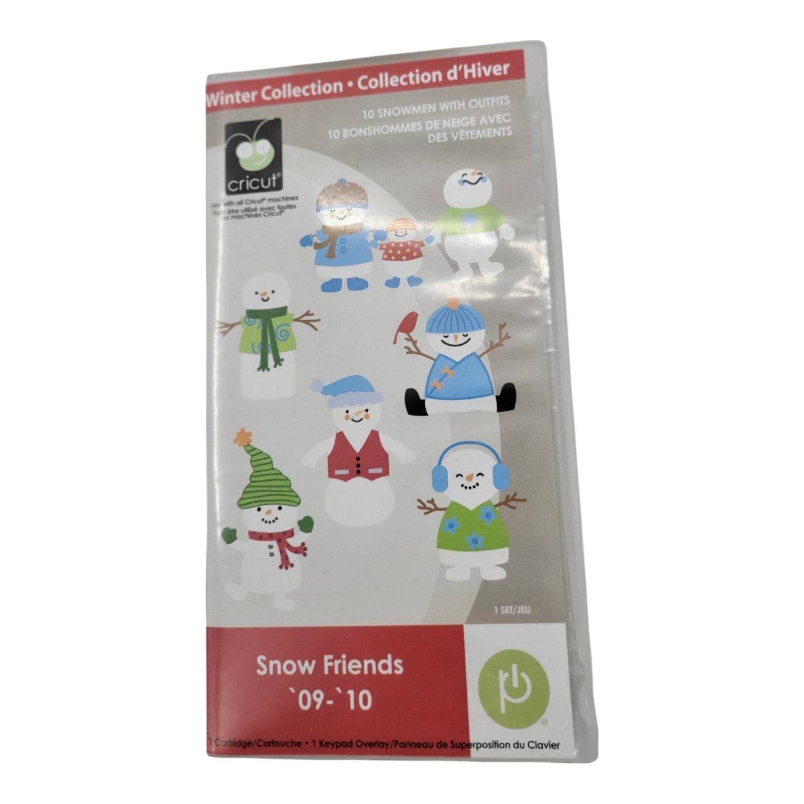 Cricut Snow Friends 09-10 Shapes Cartridge No Manual