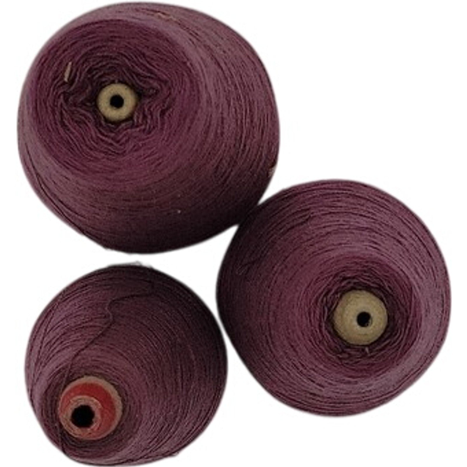 Vintage Pisgah Yarn 2/24 Acrylic Yarn Cone Grape Purple 5703 Lot of 3