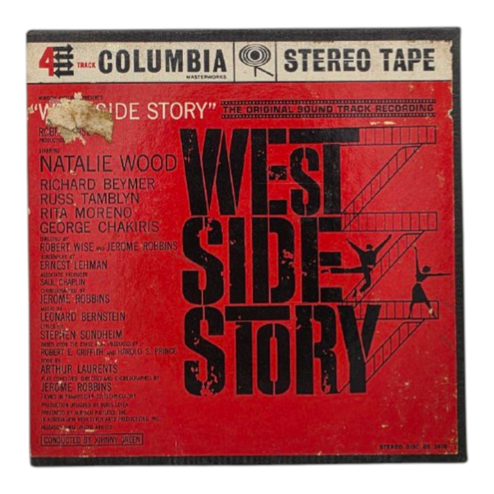 West Side Story Original Soundtrack 4 Track Reel to Reel Tape Columbia OQ 417
