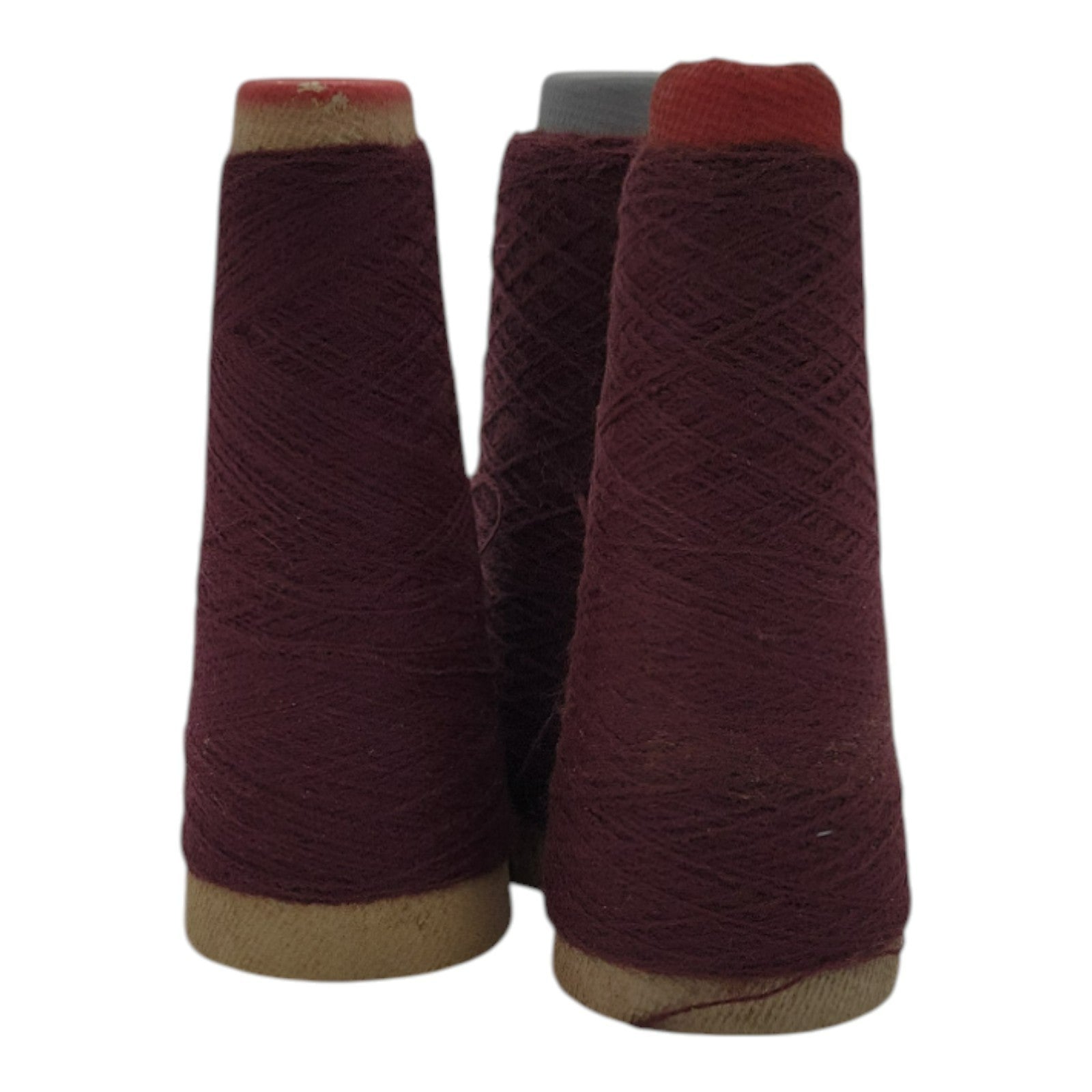 Vintage 1980s Spinnerin 2/24 Raisen Cone Yarn Lot of 3