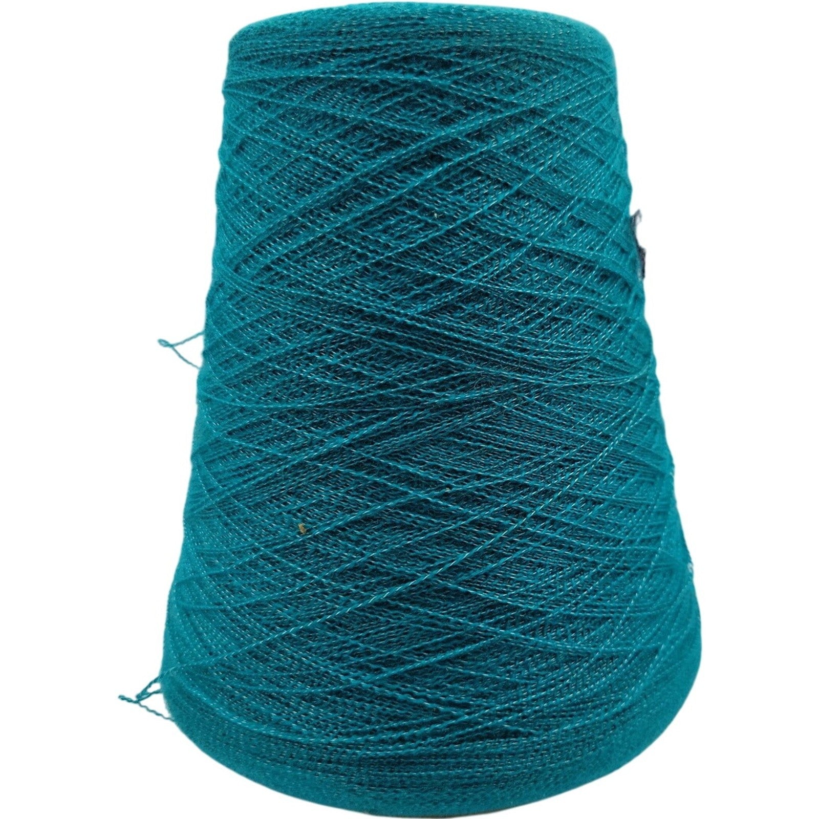 Vintage Pisgah Yarn 2/28 Krinkle Jade Green Cone Yarn Lot 5082 13400