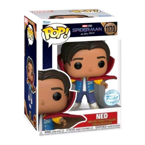 Funko Pop Marvel Spider-Man No Way Home Ned Bobble-Head #1170 Collectible Figure