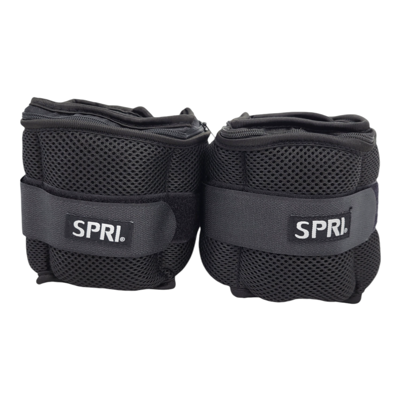 SPRI 5 lb Pair of Ankle Weights Adjustable Neoprene Sand Filled Black