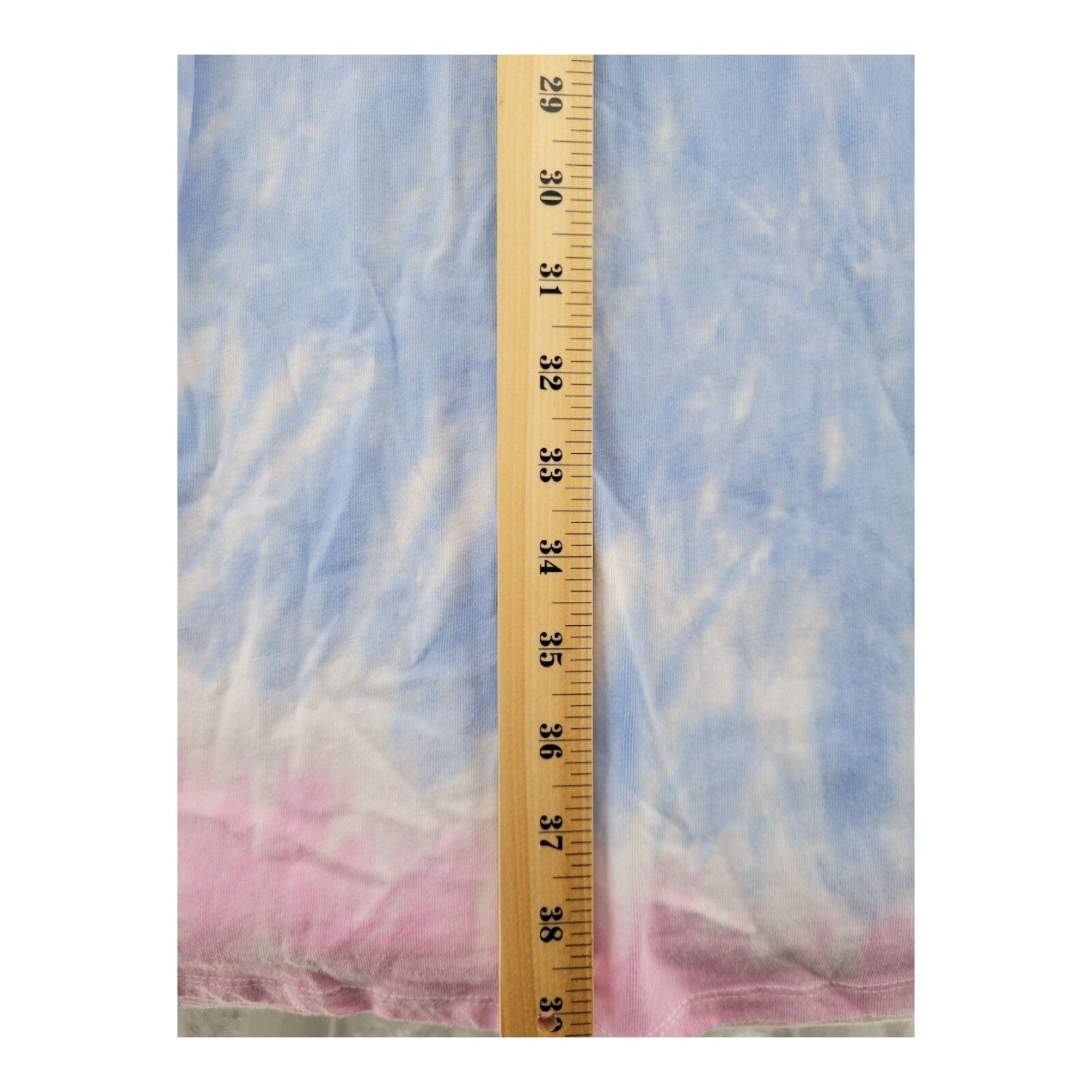 Queen Official Merch Tour ’75 Pink Blue Tie Dye T-Shirt Dress Womens Size 0