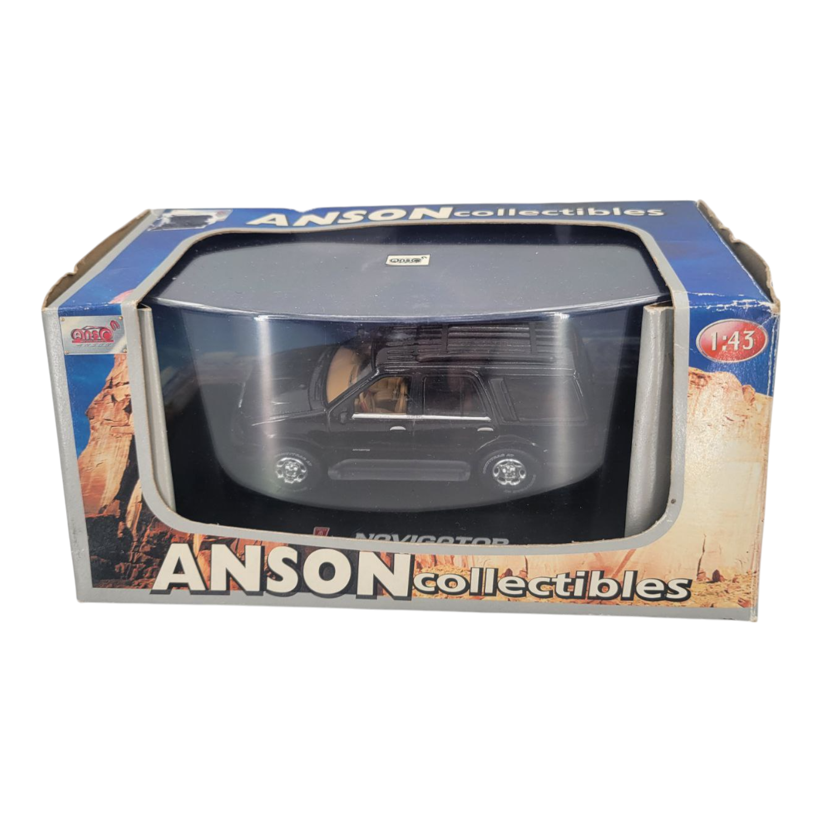 Anson Collectibles 1:43 Lincoln Navigator Black Diecast SUV Model Car 80803