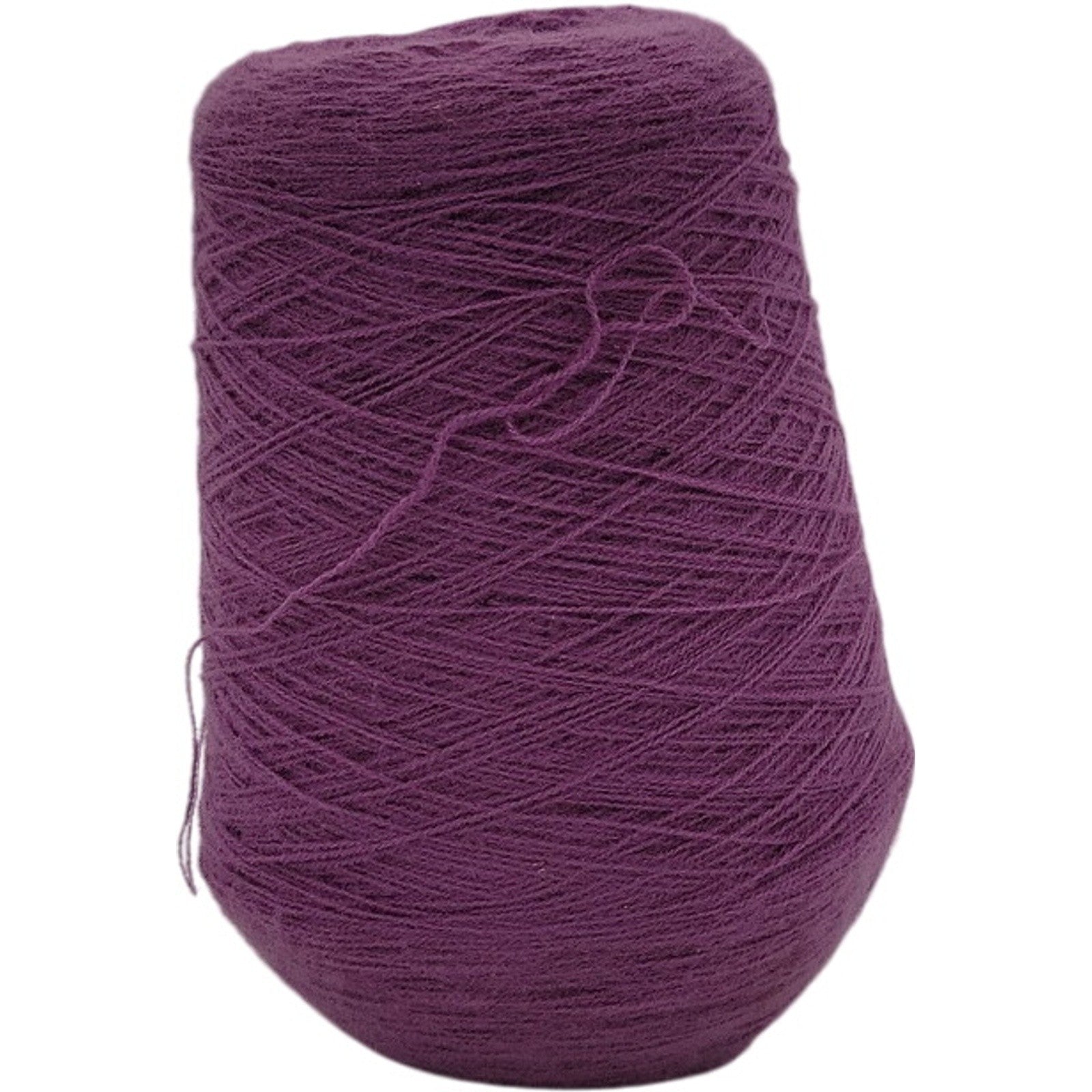 Vintage Phoenix Dye Works Grape Purple Knit Crochet Acrylic Cone Yarn 384721