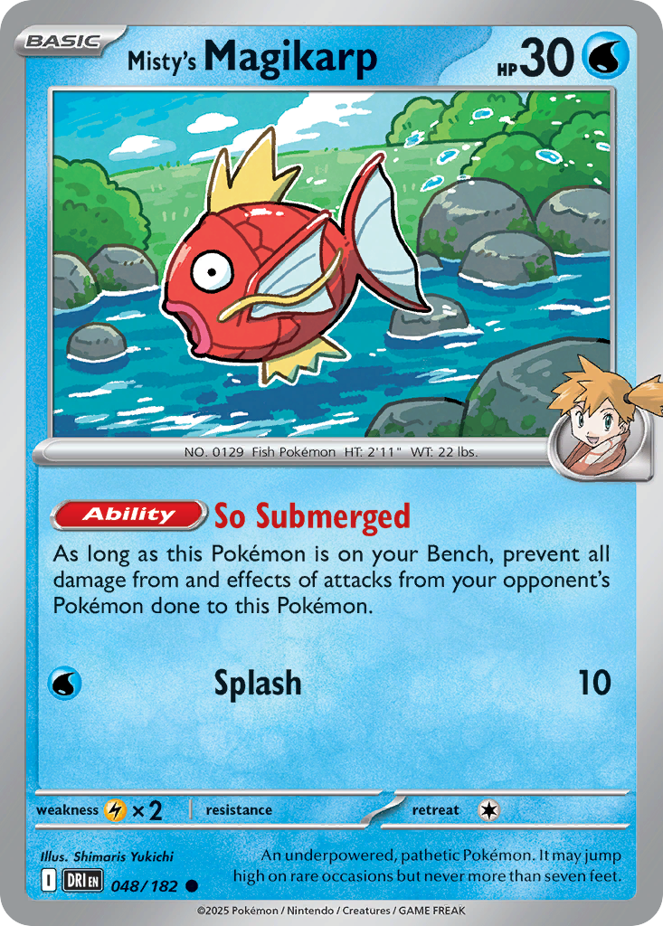 Misty's Magikarp 48/182 Destined Rivals