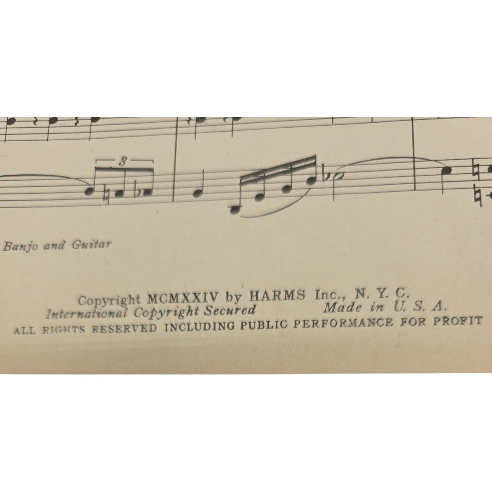 Indian Love Call 1924 Sheet Music from Rose Marie by Friml, Harbac & Hammerstein